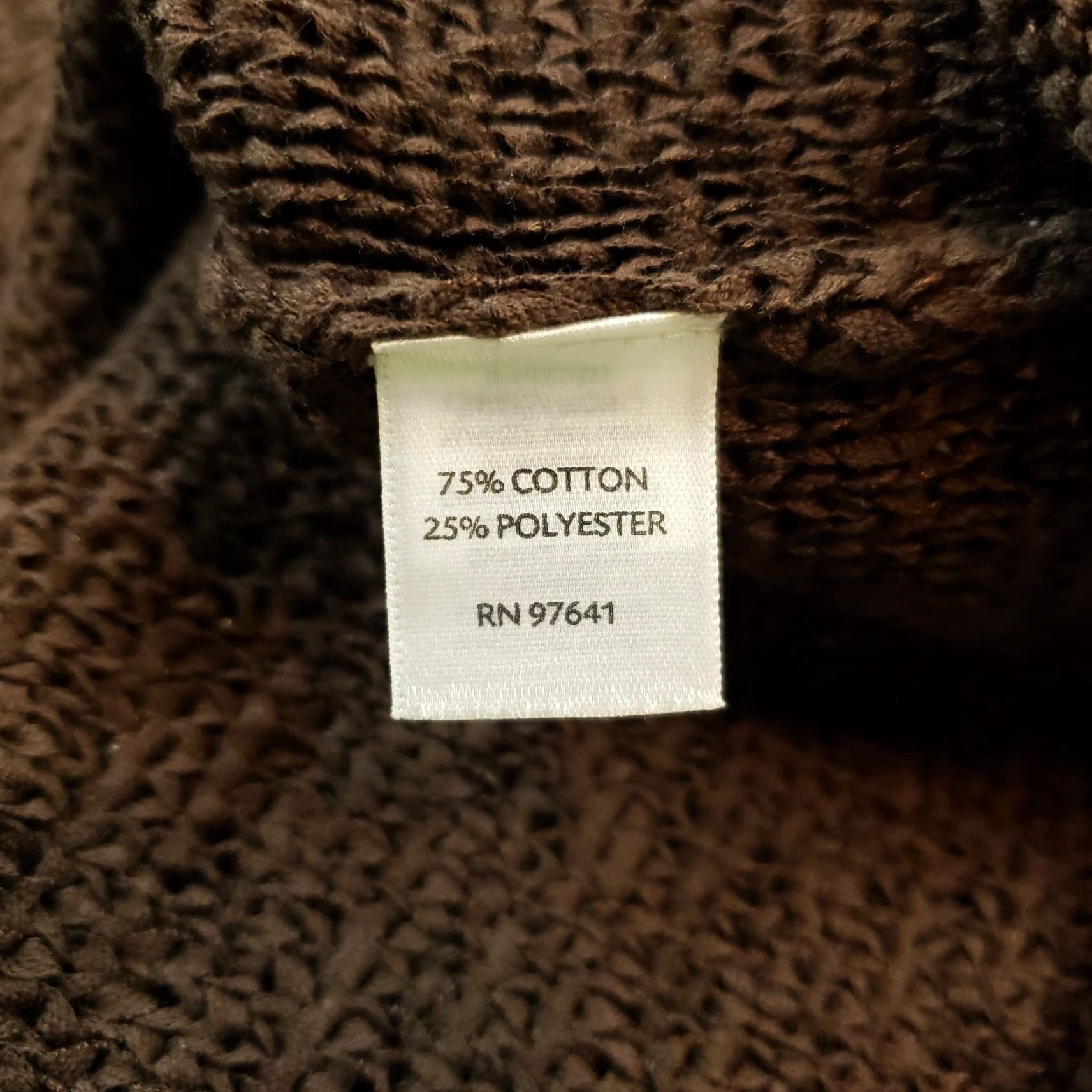 J. Jill Womens J Jill Sweater Medium Brown Pullover Knit Casual 3/4 Sleeves Size M / US 6-8 / IT 42-44 - 6 Thumbnail