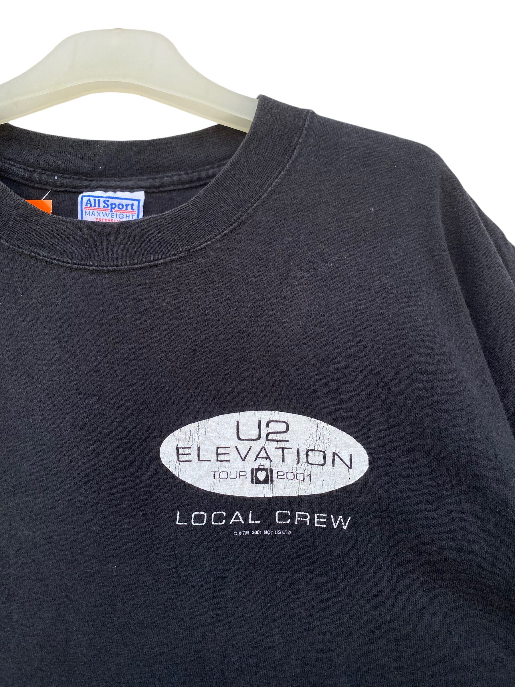 Band Tees VINTAGE 2001 U2 ELEVATIONS TOUR TEES Size US XL / EU 56 / 4 - 3 Thumbnail