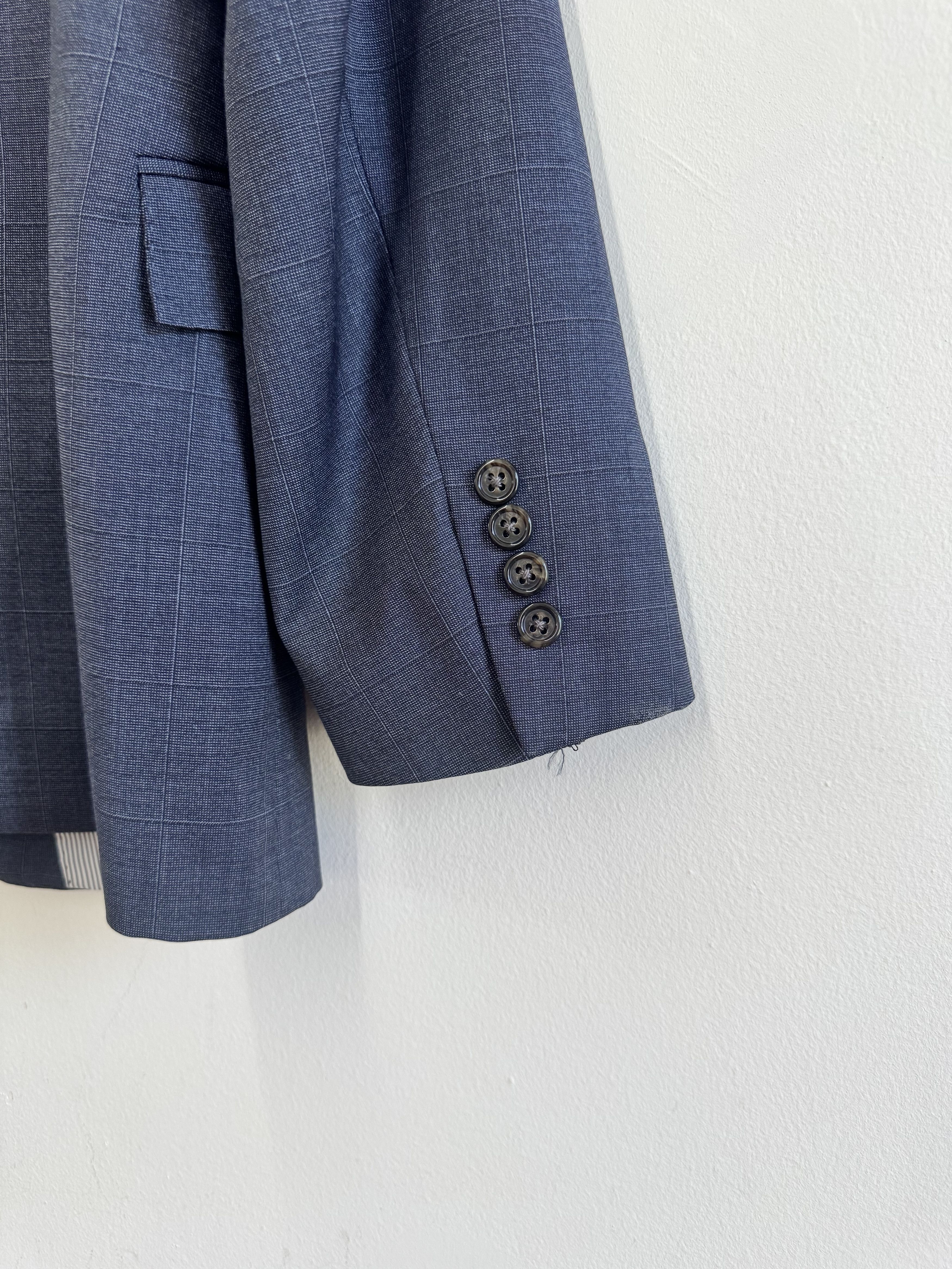 Todd Snyder Todd Snyder Mayfair Fit Blue Glen Plaid Wool Blazer Size 42R - 4 Thumbnail