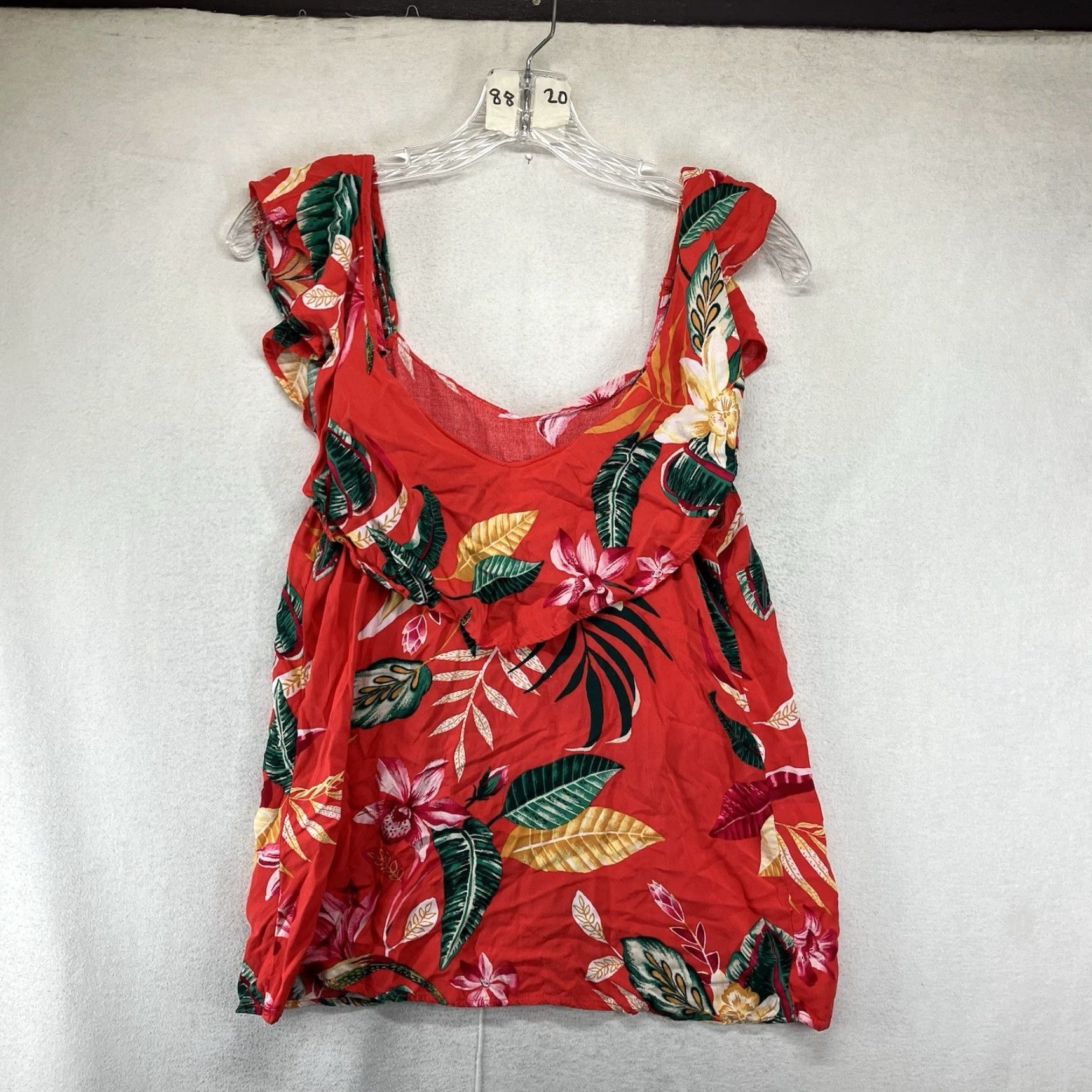 Old Navy Old Navy Women's Blouse XS Floral Hawaiian Short Sleeve Summer Casual 90s Vintage Inspired Size XS / US 0-2 / IT 36-38 - 2 Thumbnail