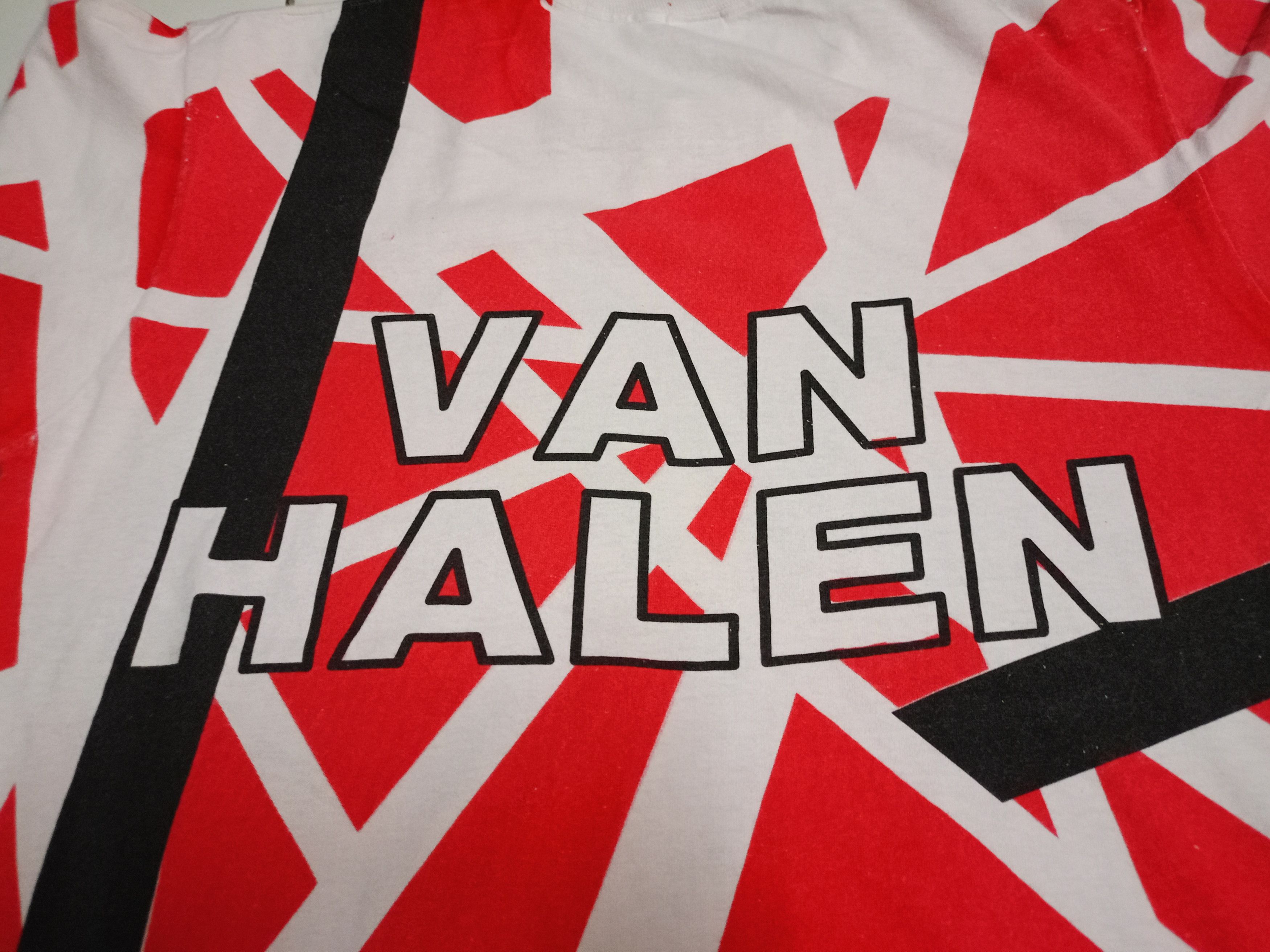 Band Tees × Vintage Vintage rare van Halen band T shirt/frankenstrat Size US XL / EU 56 / 4 - 3 Thumbnail