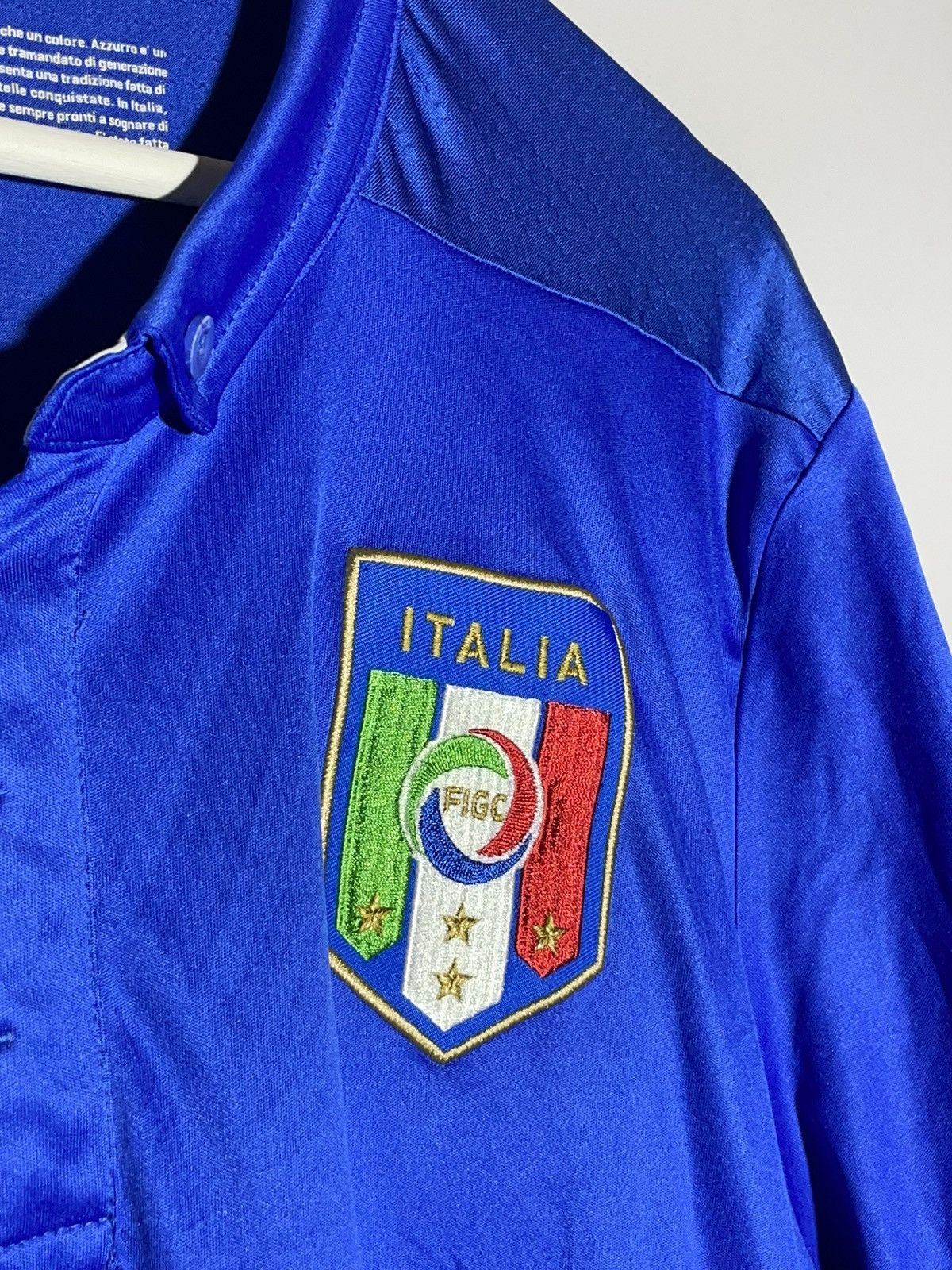 Puma National Team Italy Puma 2014 Home Football Shirt Size US XXL / EU 58 / 5 - 6 Thumbnail