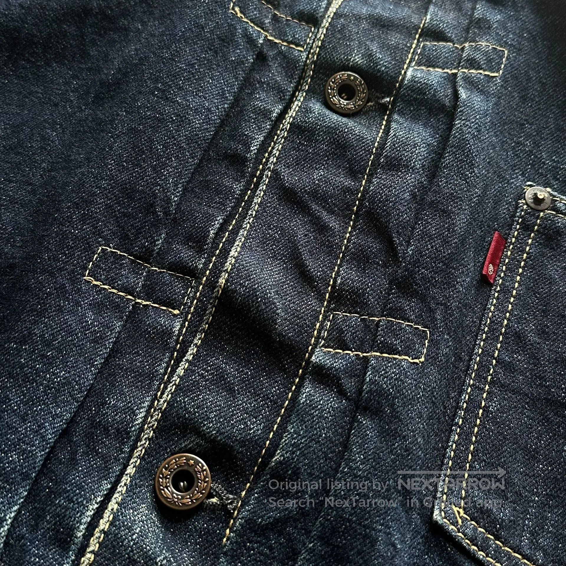 Full Count & Co. FULLCOUNT 25th WWII Model Denim Jacket. Size US M / EU 48-50 / 2 - 6 Thumbnail