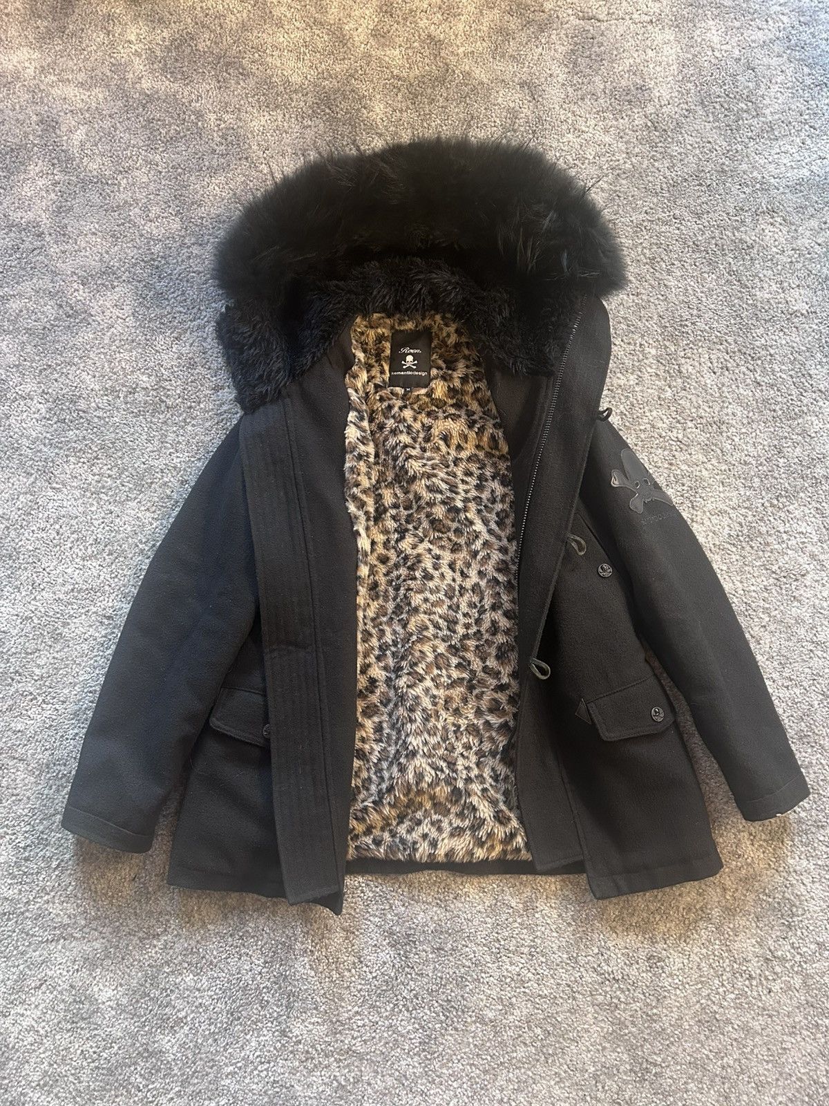 Semantic Design Fur Jacket | Grailed