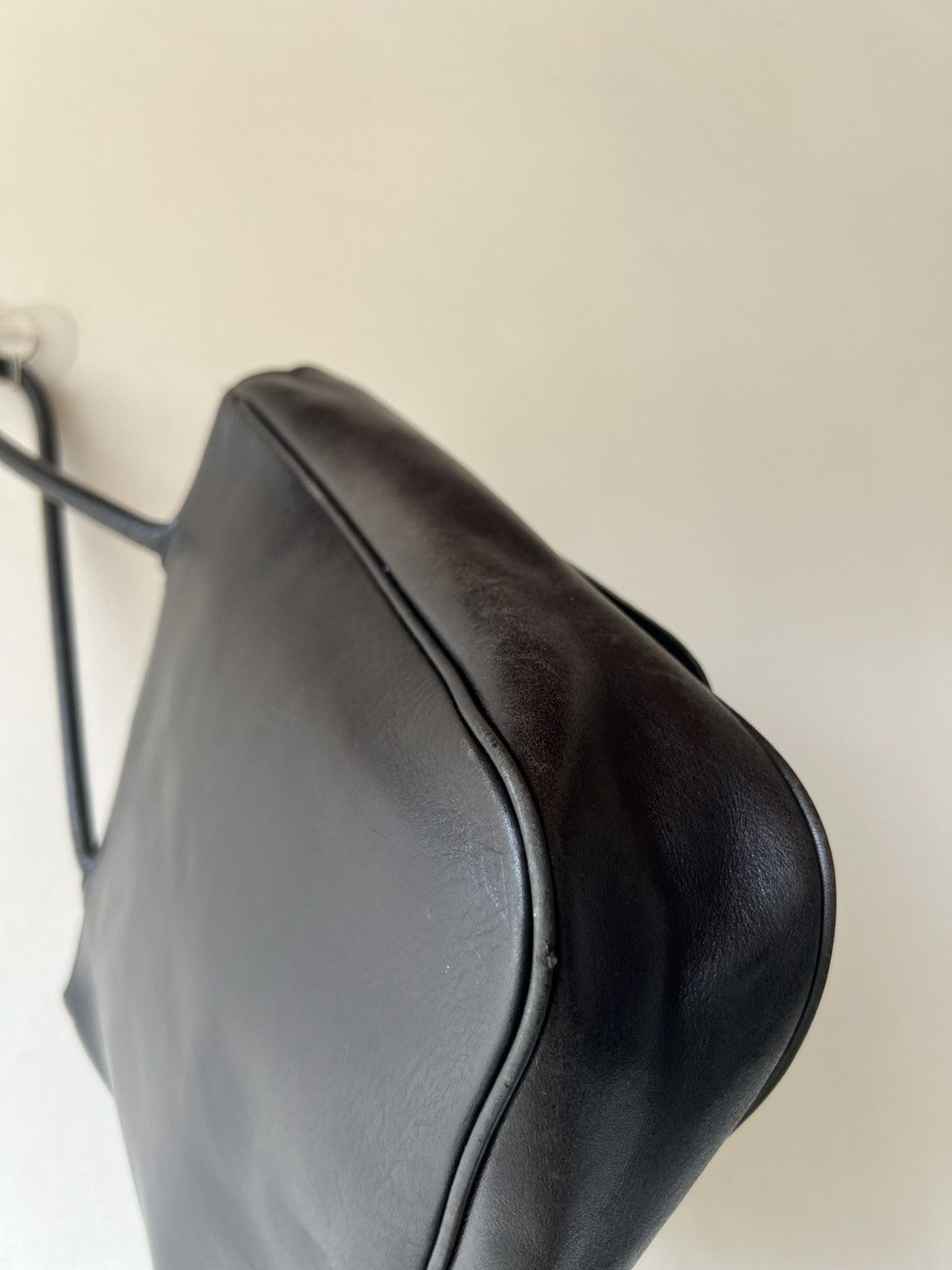 Leather Vintage B. Stuff Japan Patina Black All Leather Bag Size ONE SIZE - 21 Thumbnail
