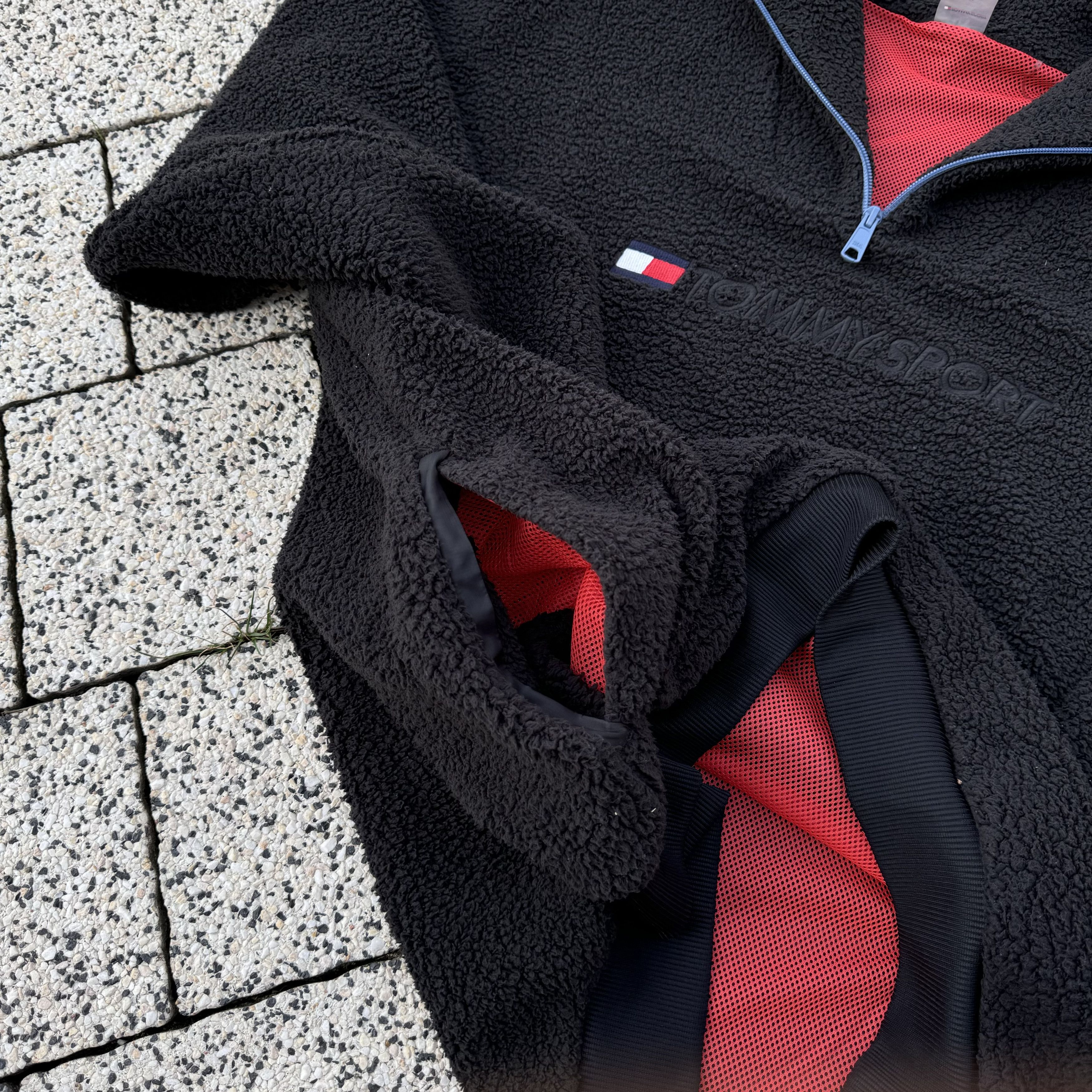 Tommy Hilfiger × Vintage TOMMY SPORT FLEECE CENTRE LOGO SHERPA SWEATSHIRT OUTDOOR Size US M / EU 48-50 / 2 - 4 Thumbnail
