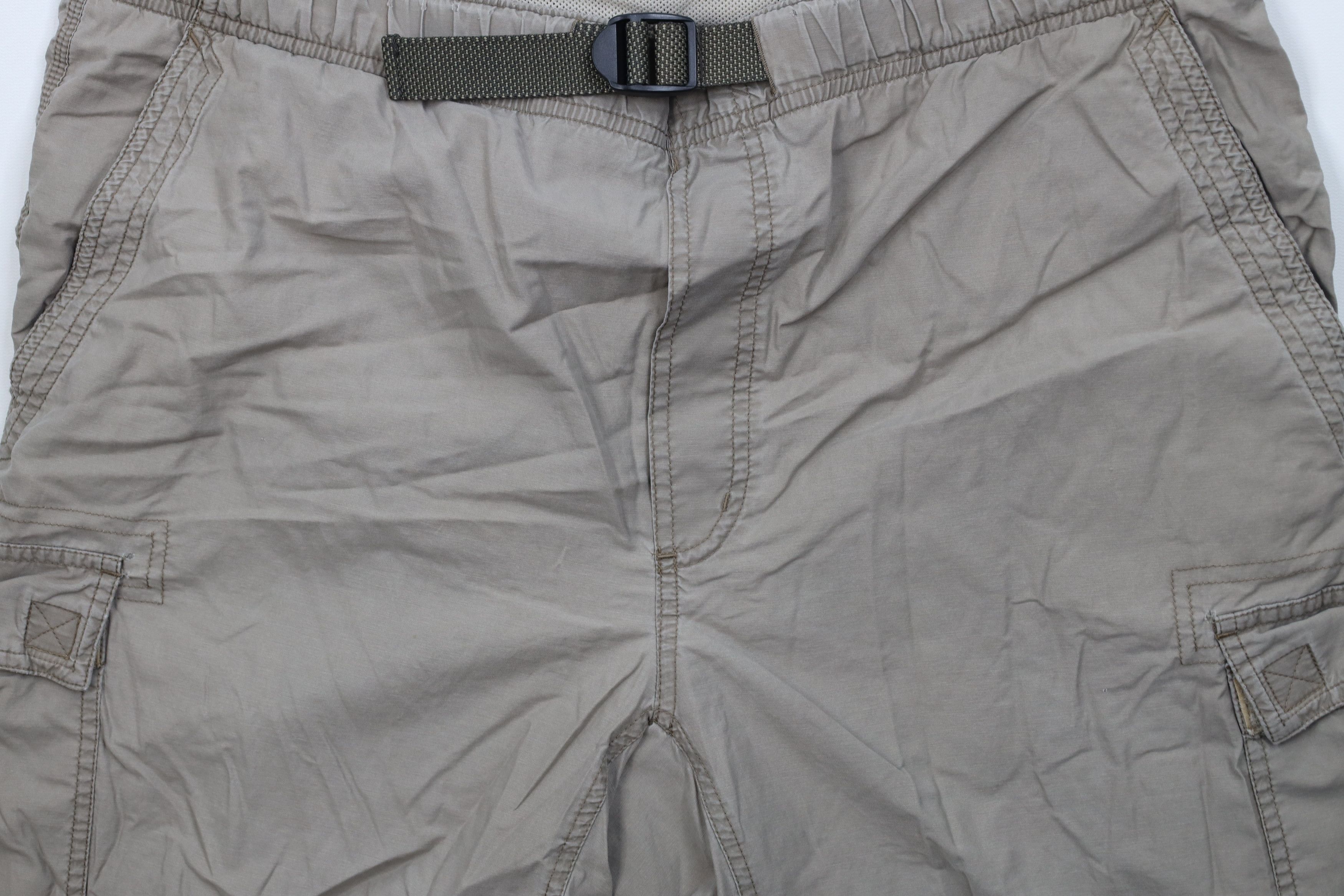 Columbia Vintage Y2K Columbia Belted Above Knee Lined Cargo Shorts Size US 32 / EU 48 - 3 Thumbnail