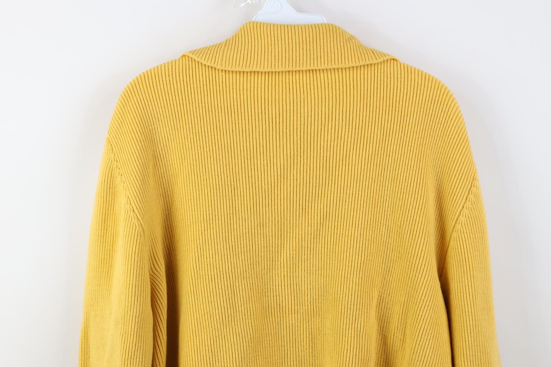 Vintage Vintage 50s 60s Lemmermayer Vienna Heavy Wool Ribbed Sweater Size US L / EU 52-54 / 3 - 11 Thumbnail