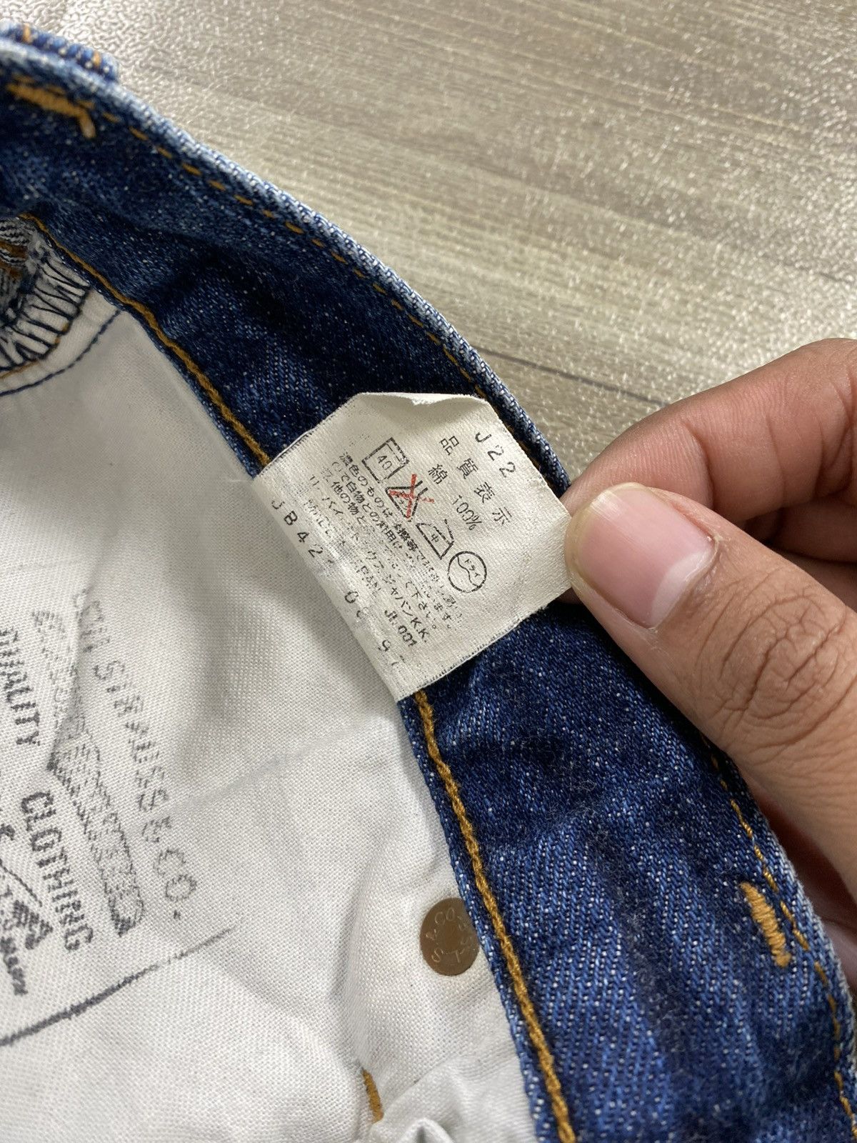 Levi's Vintage Clothing 🇯🇵Vintage Levis 502XX LVC Selvedge Japan Blue Jeans Size US 30 / EU 46 - 9 Thumbnail