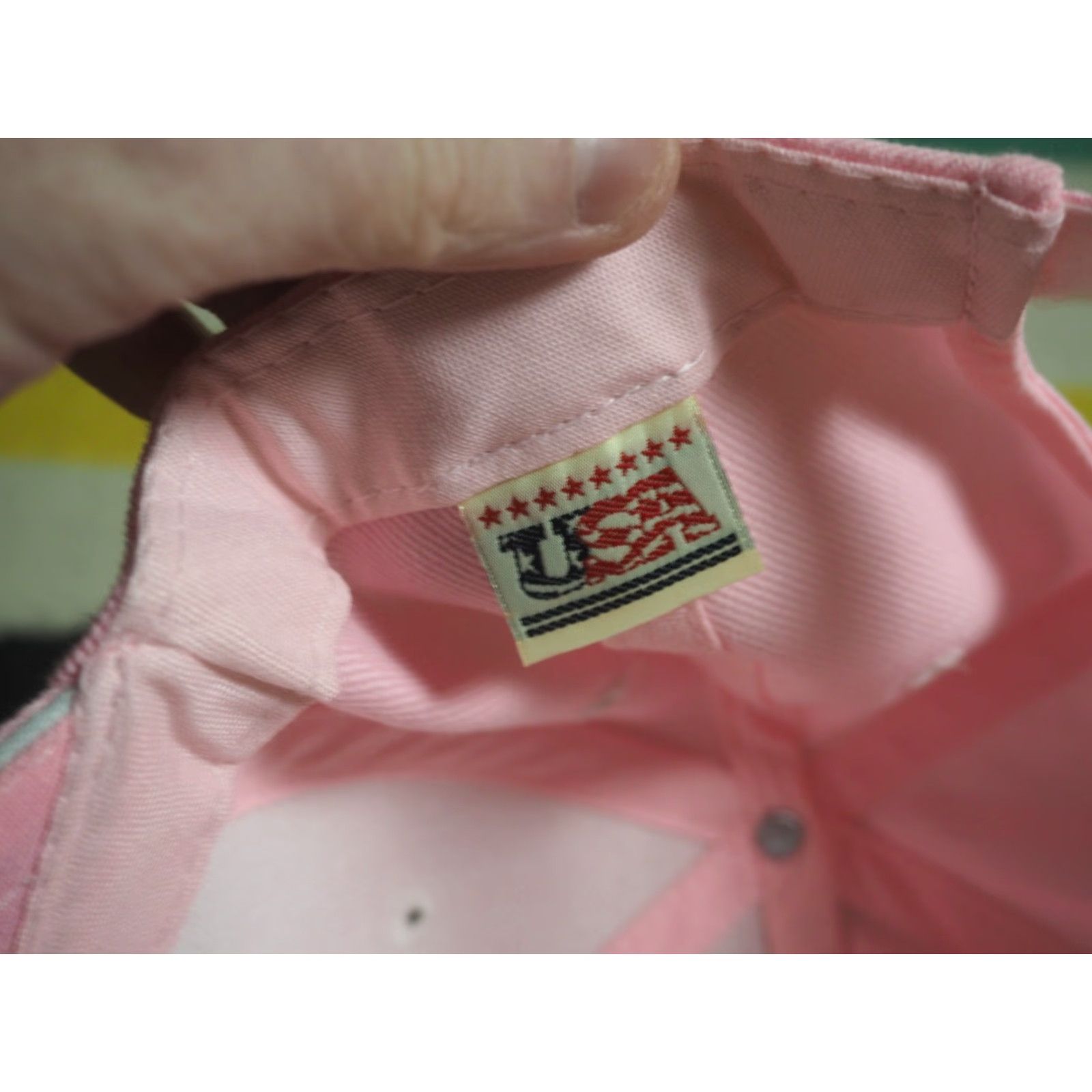 Pinko VTG Calvin Hobbes Hat Adjustable Pink Baseball Cap Mens Cap Size ONE SIZE - 5 Thumbnail