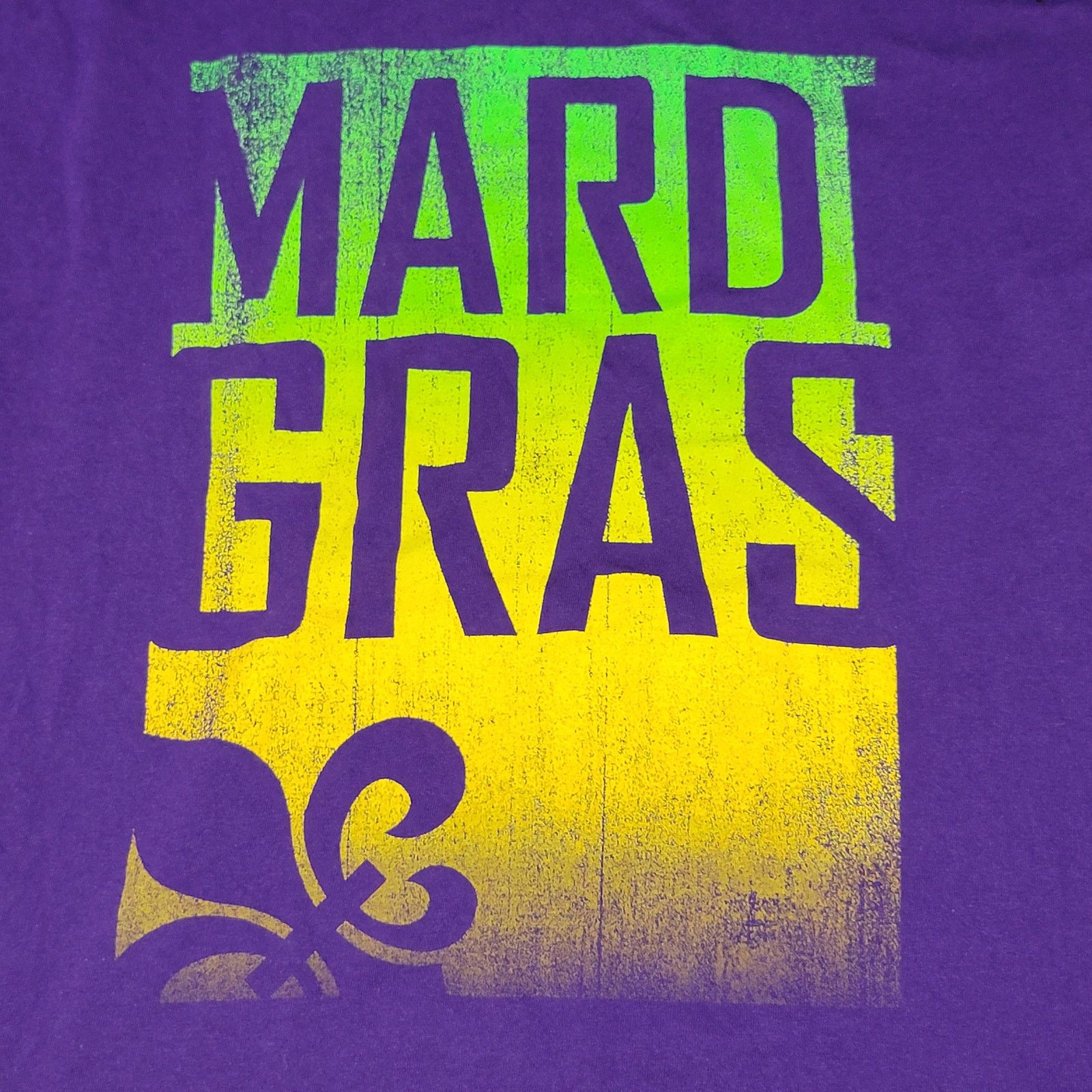 Gildan Purple Mardi Gras Unisex Tee (Gildan) - Size 3XL Size US XXL / EU 58 / 5 - 2 Thumbnail