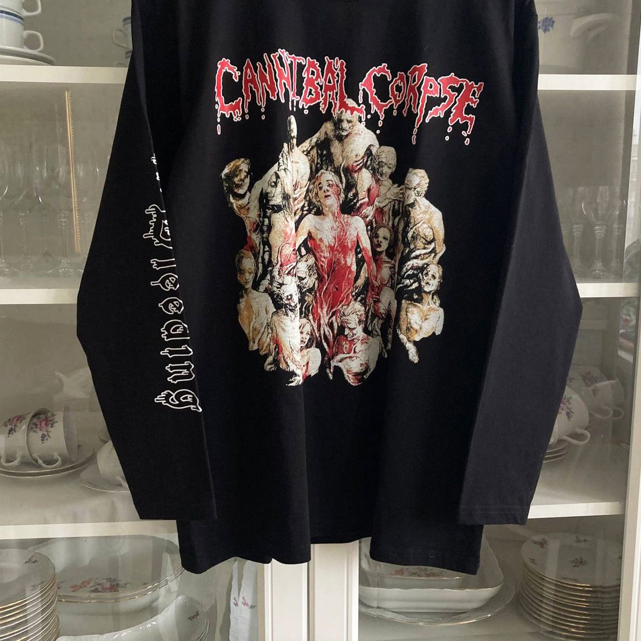 Band Tees Long sleeve Cannibal Corpse - The Bleeding / death metal Size US L / EU 52-54 / 3 - 3 Thumbnail