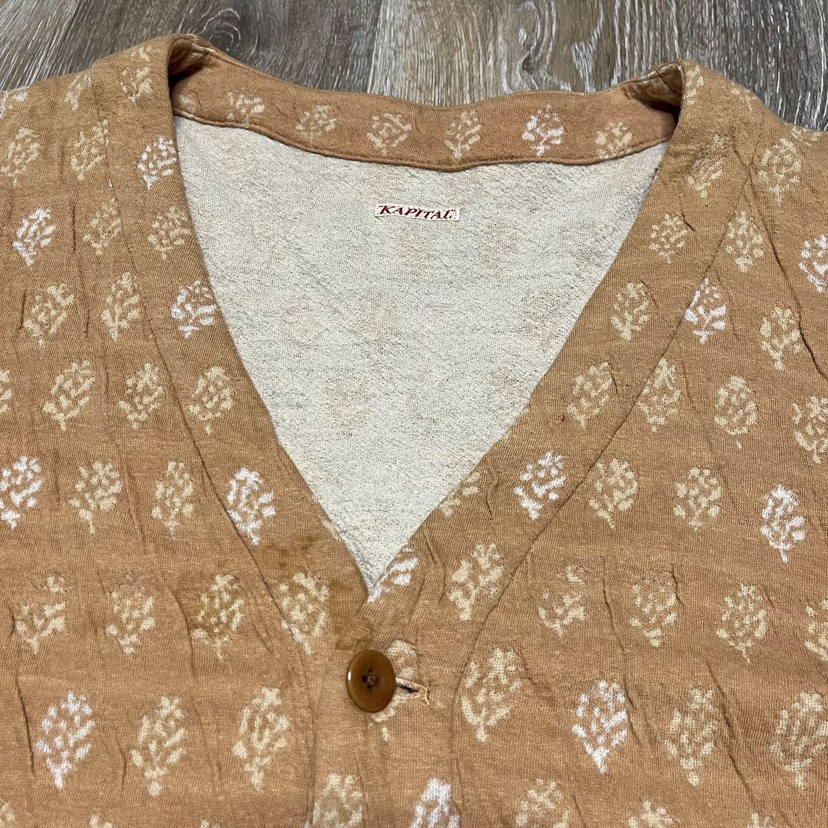Japanese Brand × Kapital kapital patterned cardigan Size US S / EU 44-46 / 1 - 6 Thumbnail