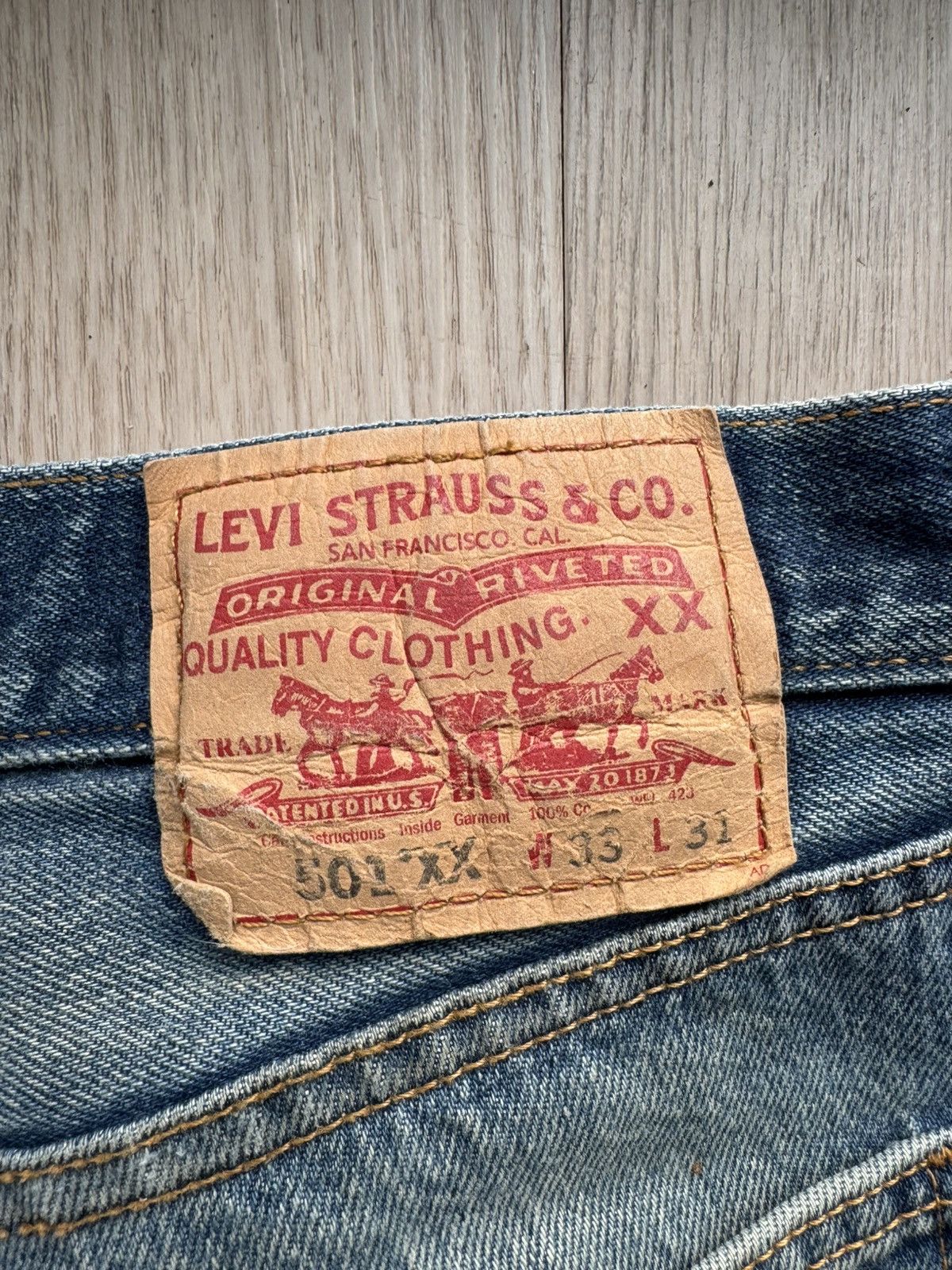Levi's Beautiful Faded Vintage Faded Levis 501 Size US 32 / EU 48 - 10 Thumbnail
