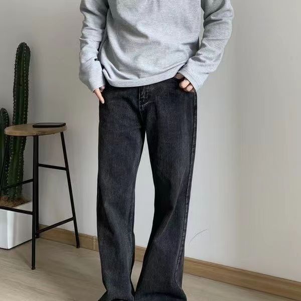 Japanese Brand × Vintage Black High Street Vintage Loose Fit Jeans Size US 33 - 3 Thumbnail