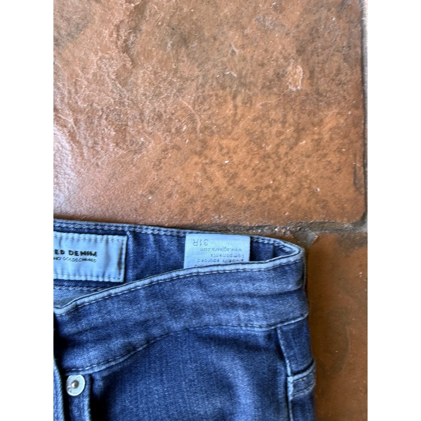 Vintage AG Adriano Goldschmied High Rise The Farrah Skinny Crop Jeans Women’s 31R Washed Blue Crop Skinny Jeans Women’s 31R AG Farrah Size 24" / US 00 / IT 34 - 3 Thumbnail