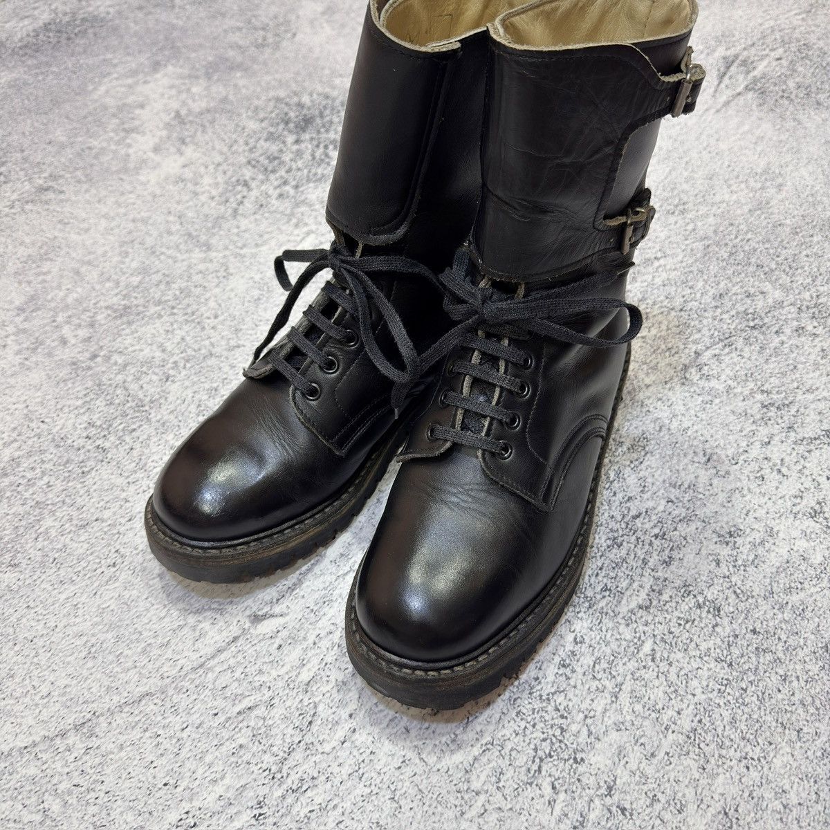 Handmade × Vintage Vintage Army Boots Italy Pirelli 90s US8 UK7 EU41 26cm Size US 8 / EU 41 - 2 Thumbnail