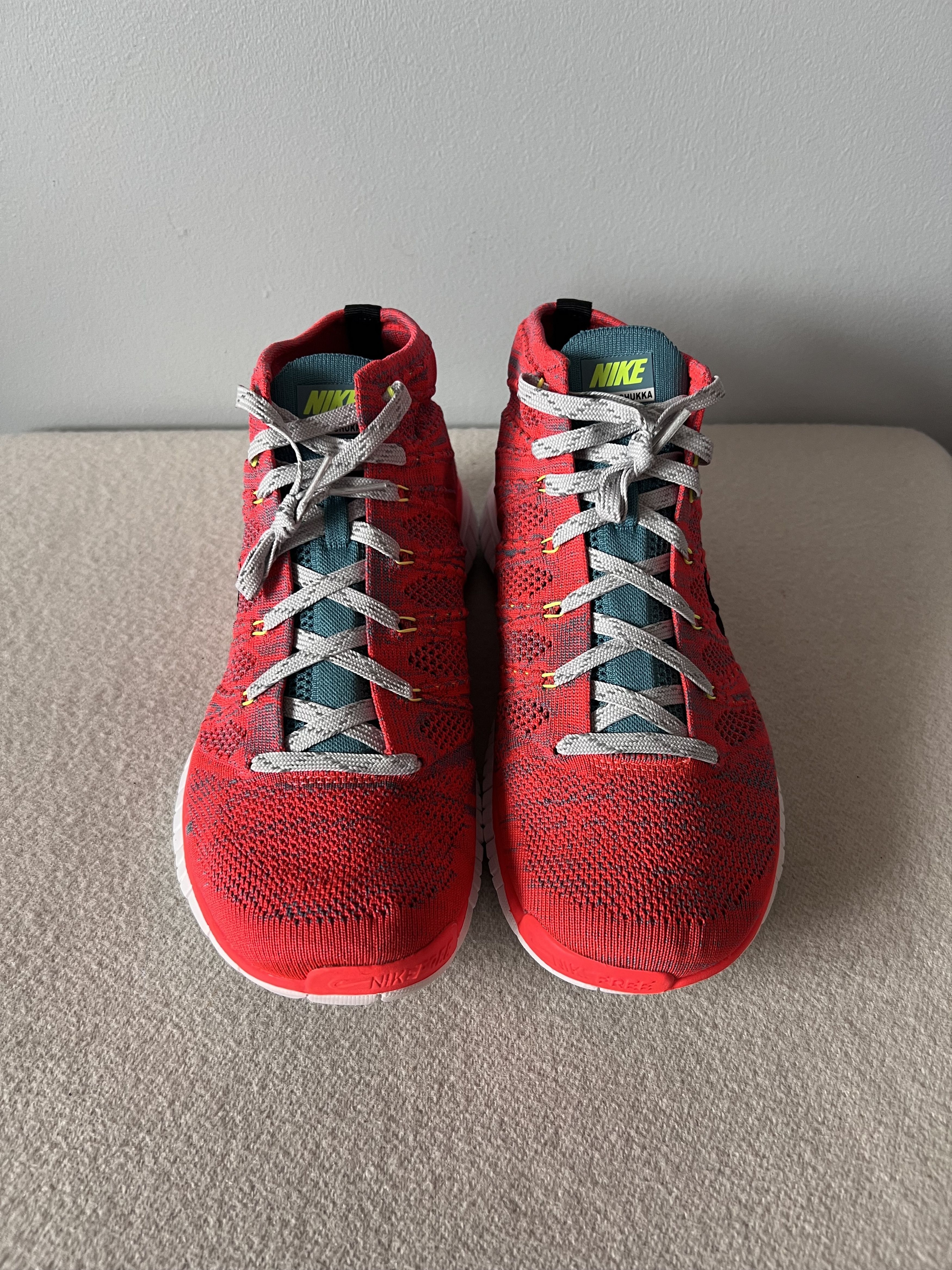 Nike Nike Free Flyknit Chukka in Bright Crimson Red Size US 10 / EU 43 - 4 Thumbnail