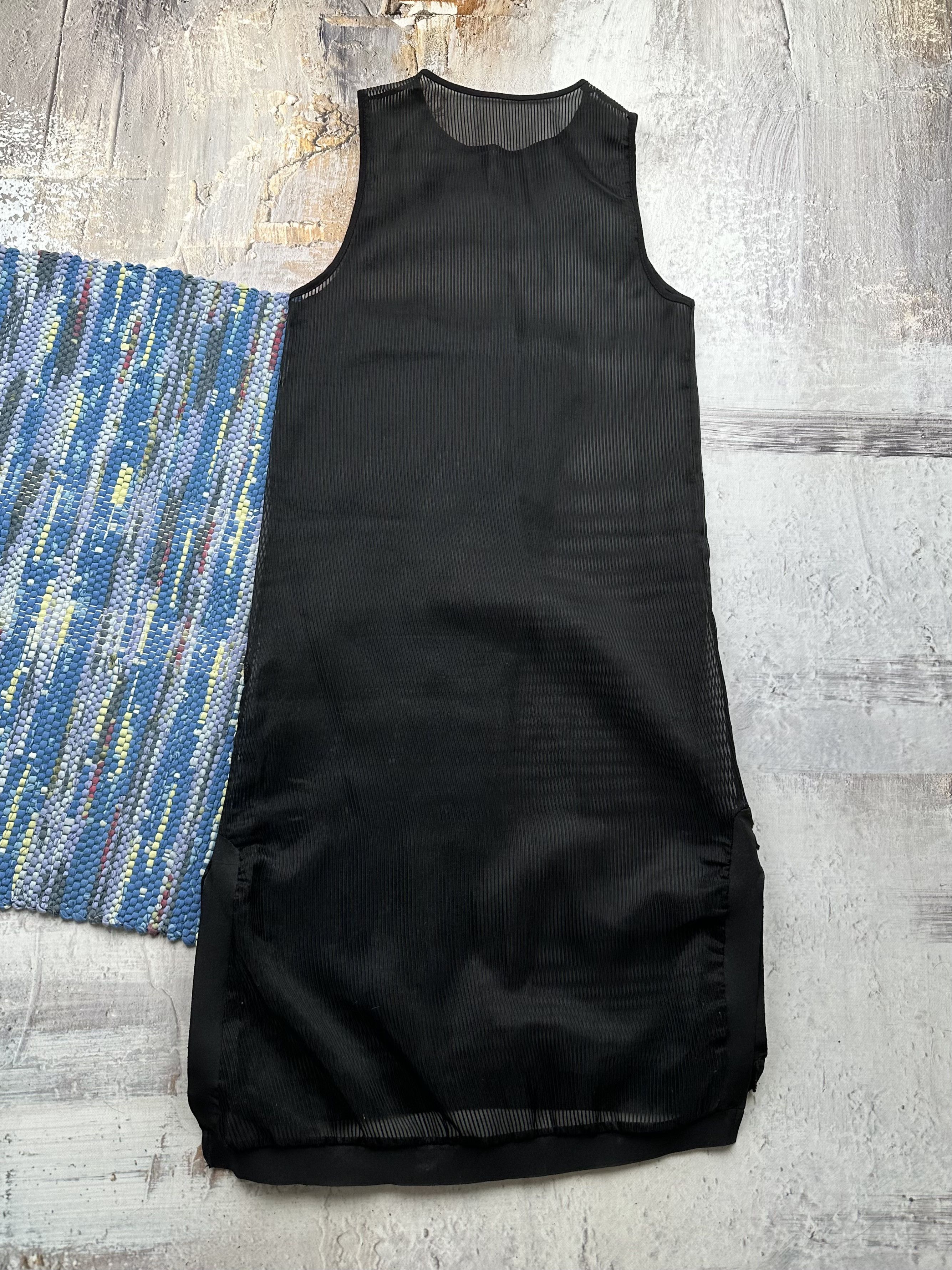 Japanese Brand Vintage Mesh Pleated Maxi Dress A639(31) Size M / US 6-8 / IT 42-44 - 5 Thumbnail