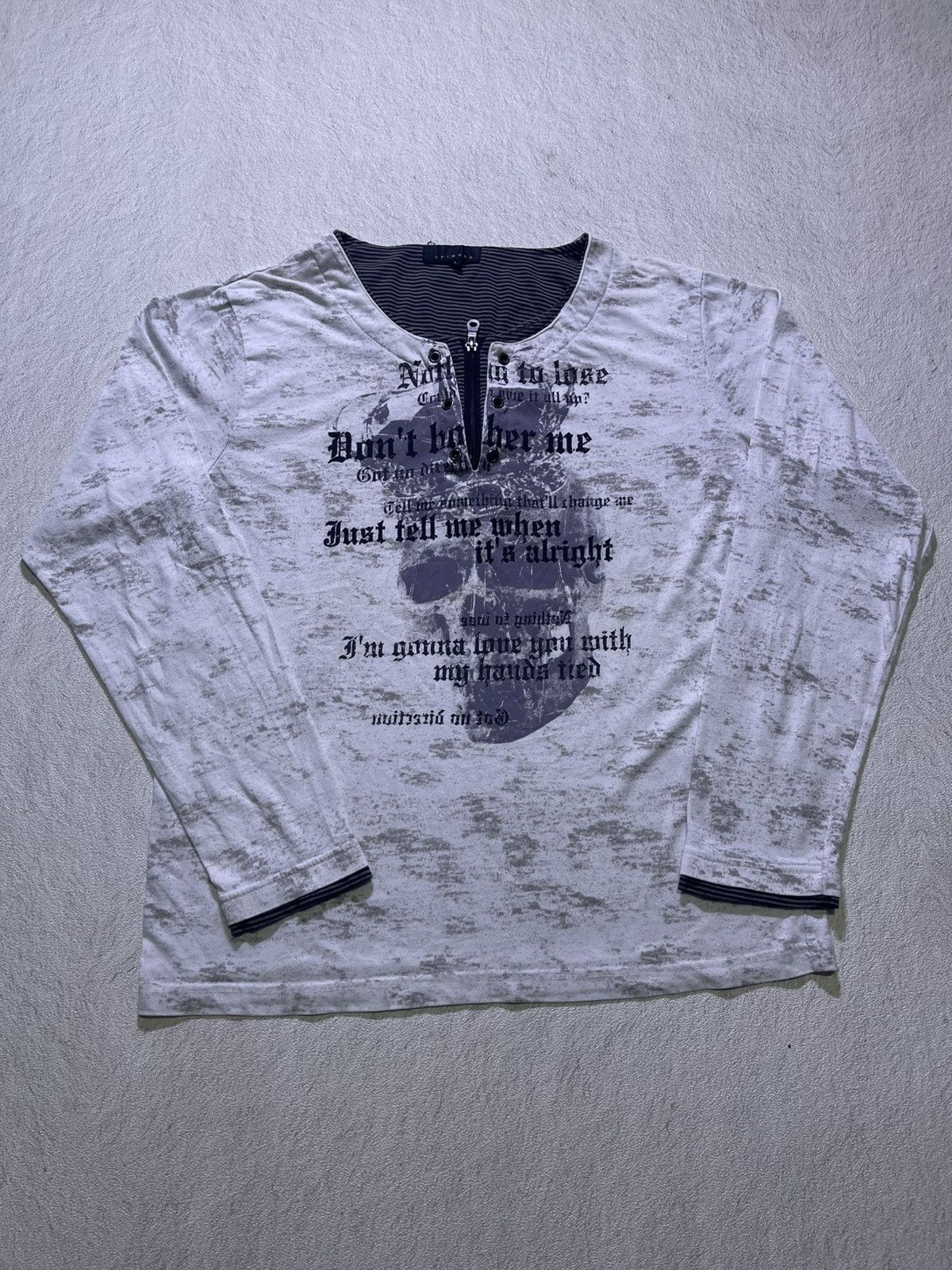 Japanese Brand Y2K SPINASH long sleeve tshirt punk style Size US M / EU 48-50 / 2 - 1 Thumbnail
