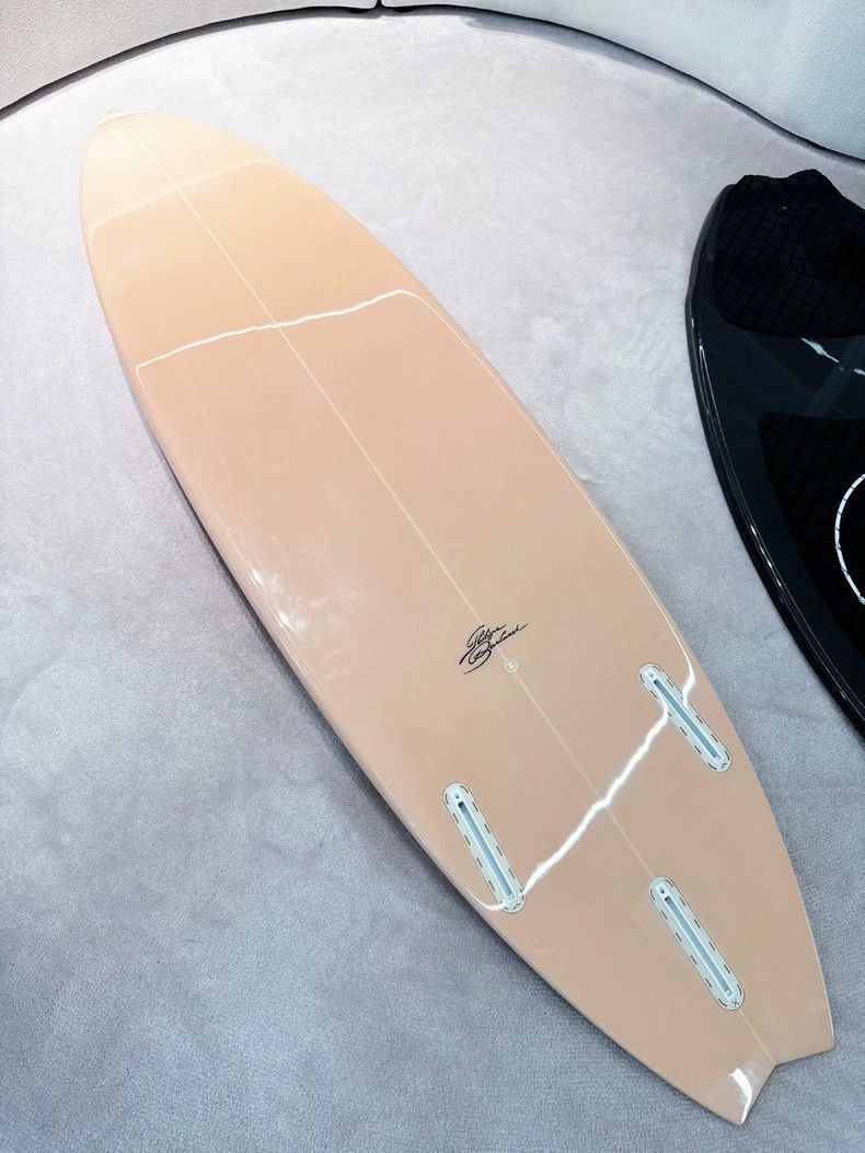 Chanel Chanel Pink Large Logo Carbon Fiber Surfboard Size ONE SIZE - 4 Thumbnail