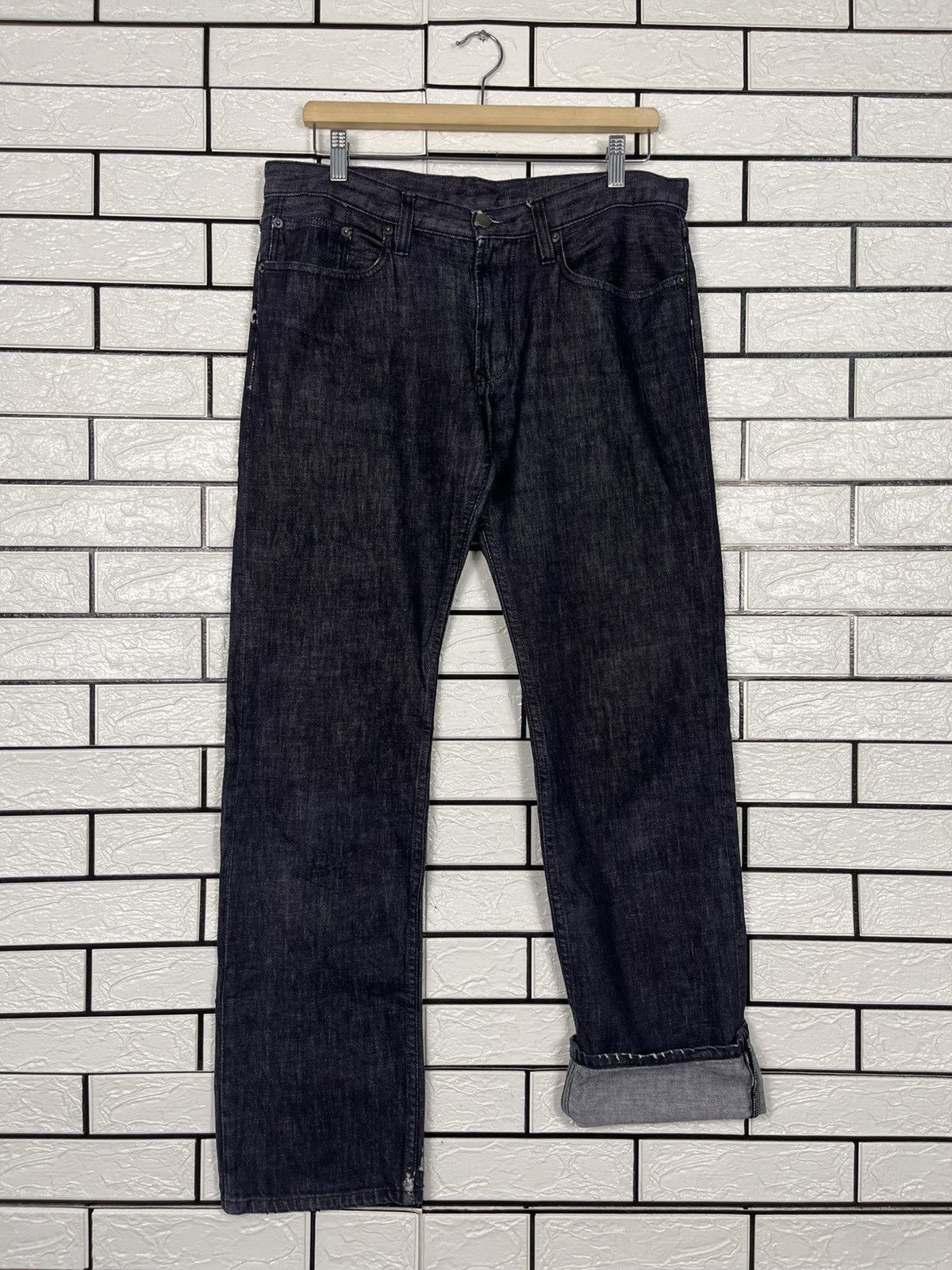 Japanese Brand Vintage Japanese Designer Utility Denim Jeans Size US 33 - 11 Thumbnail