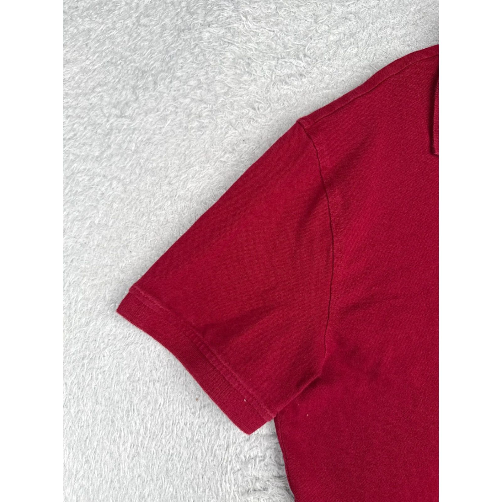 Tommy Hilfiger Tommy Hilfiger Shirt Men Extra Large Red Cotton Stretch Polo Golfer Mens Size US XL / EU 56 / 4 - 3 Thumbnail