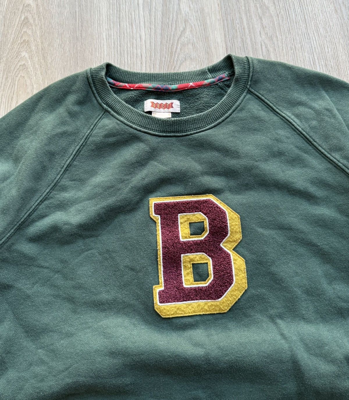 Baracuta Vintage Baracuta Green Sweatshirt Big Embroidered Logo Size US M / EU 48-50 / 2 - 3 Thumbnail