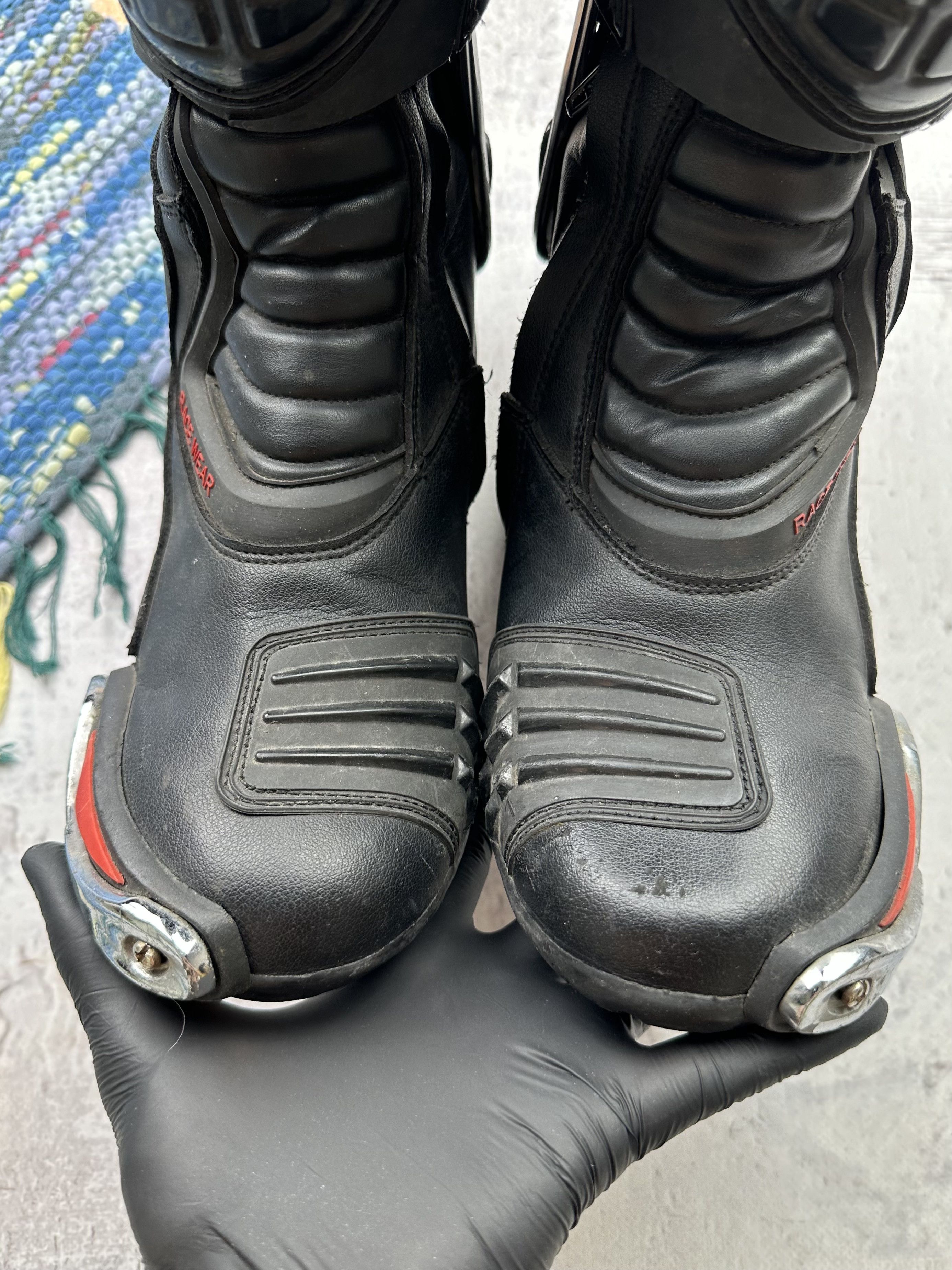 Japanese Brand Racing Moto Biker Hype Boots Size US 12 / EU 45 - 9 Thumbnail