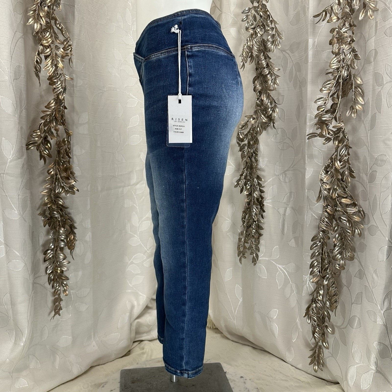 Other Risen High Waist Capri Jeans Women’s 5/27 Crossover Size 27" / US 4 / IT 40 - 5 Thumbnail