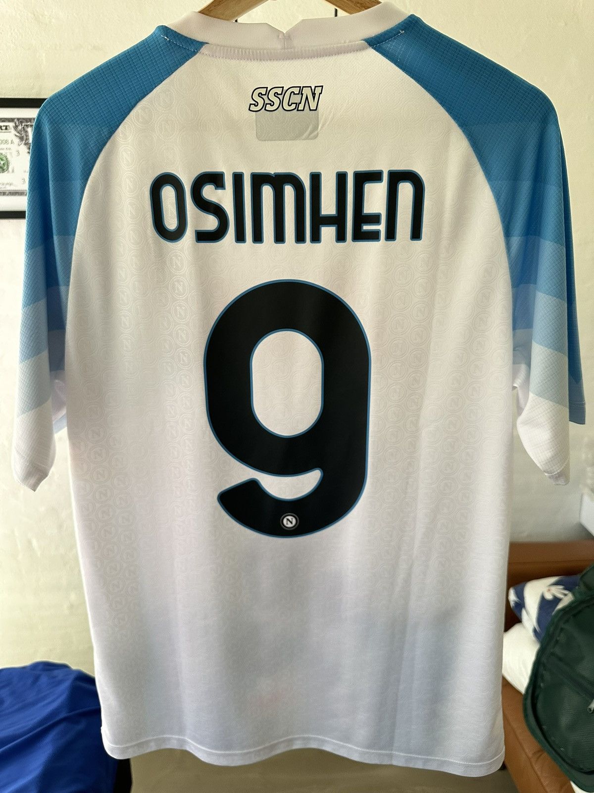 Emporio Armani Victor Osimhen Napoli GAME FACE shirt Size US L / EU 52-54 / 3 - 3 Thumbnail