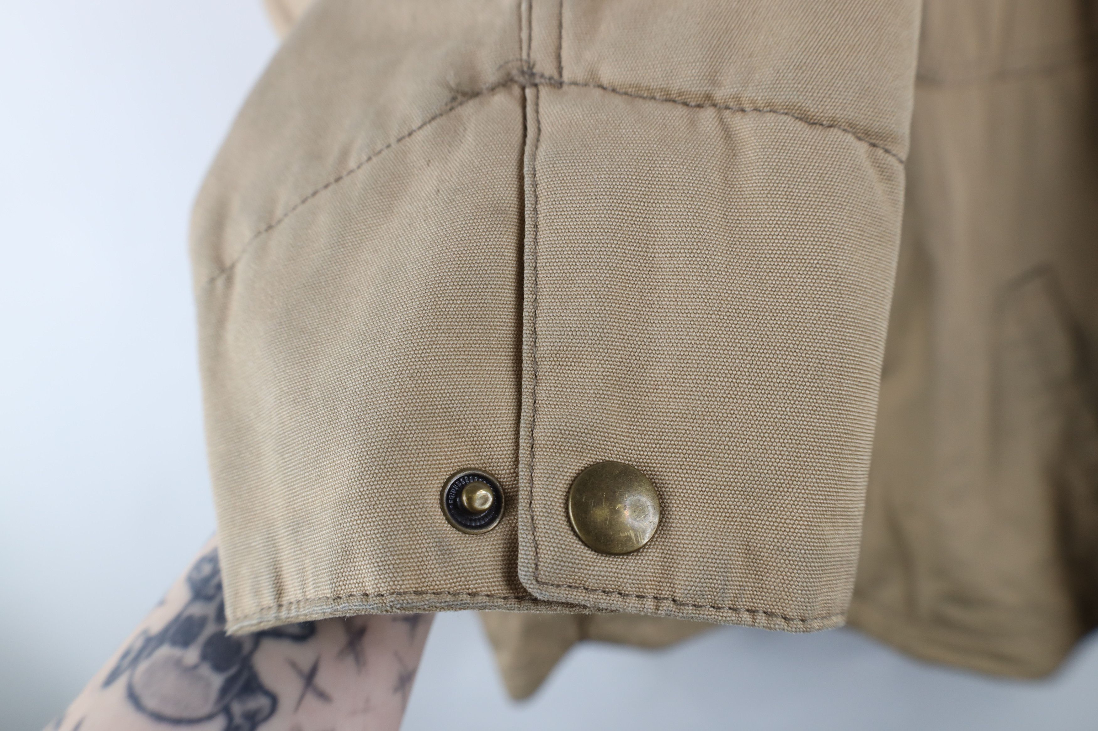 Vintage Vintage 90s Streetwear Corduroy Quilted Chore Jacket Beige Size US XXL / EU 58 / 5 - 8 Thumbnail