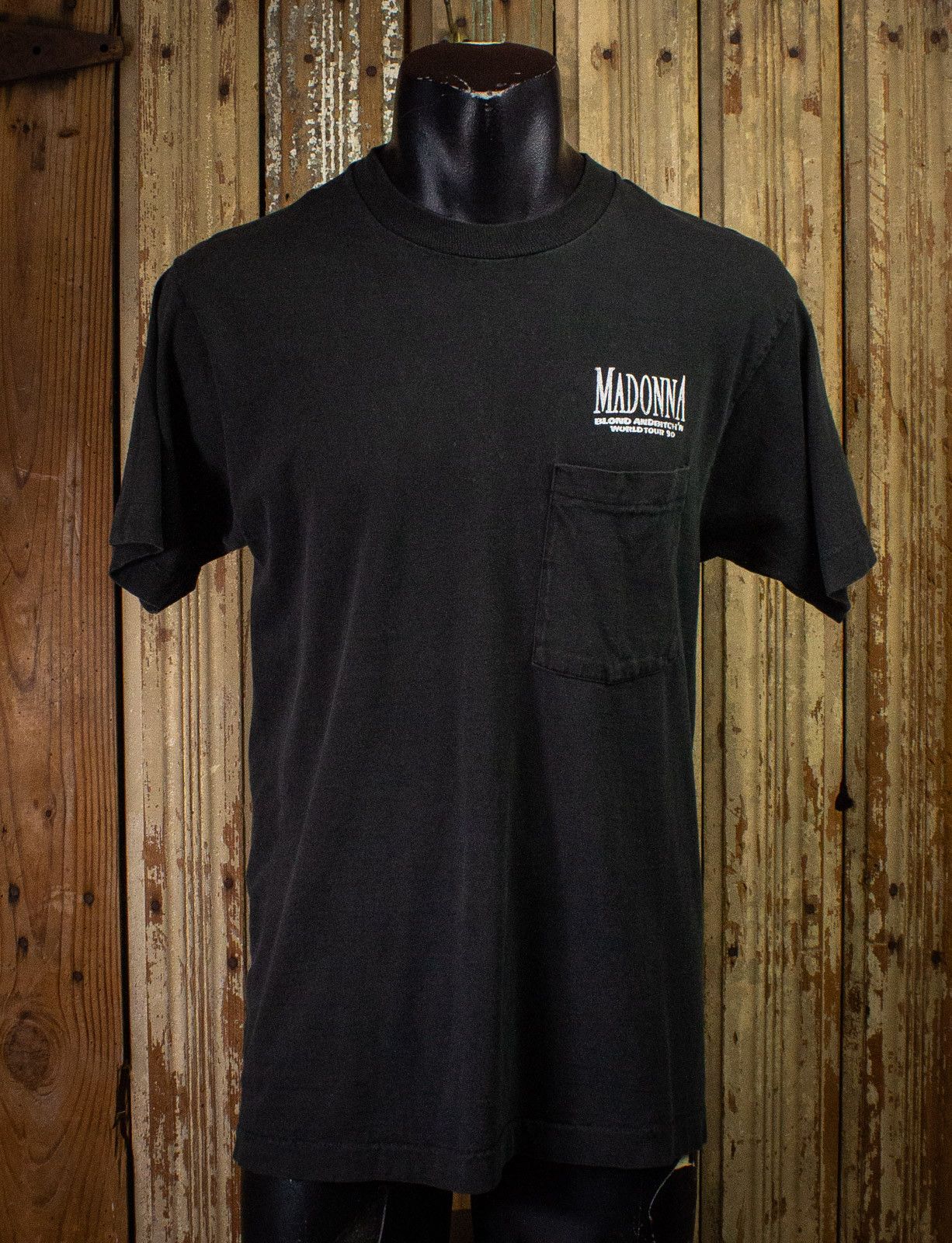 image of Band Tees x Vintage Madonna Blond And Bitchin' Concert T Shirt 1990 in Black, Men's (Size Medium)