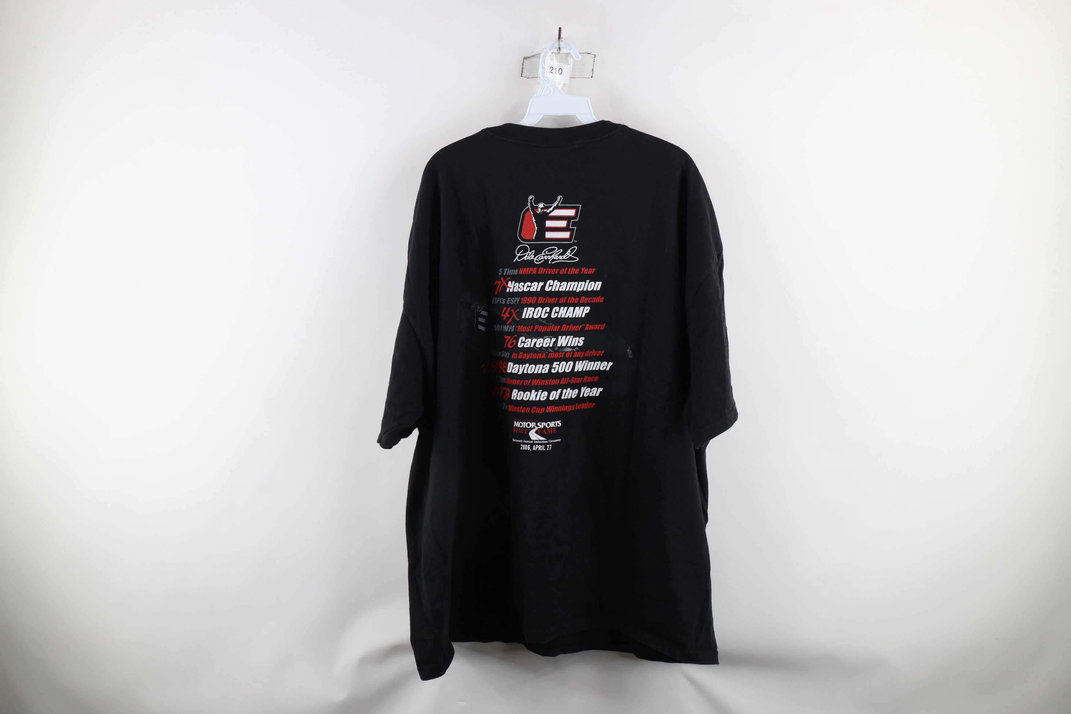 Vintage Vintage Y2K Motorsports Hall of Fame Dale Earnhardt T-Shirt Size US XXL / EU 58 / 5 - 9 Thumbnail
