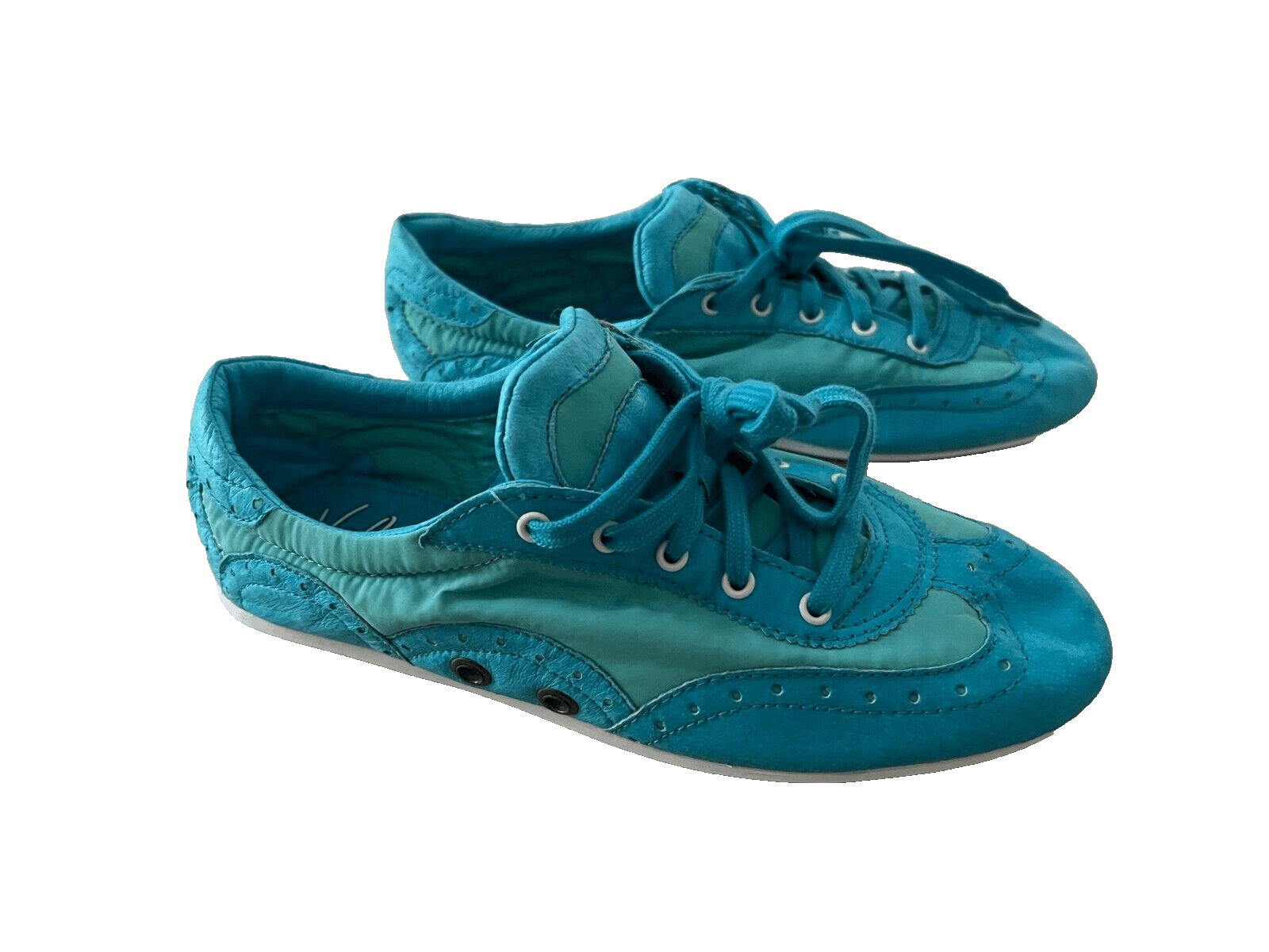 Other Volatile Kicks Bangin Turquoise Leather Sneakers ( 8.5 ) Size US 8.5 / IT 38.5 - 1 Thumbnail