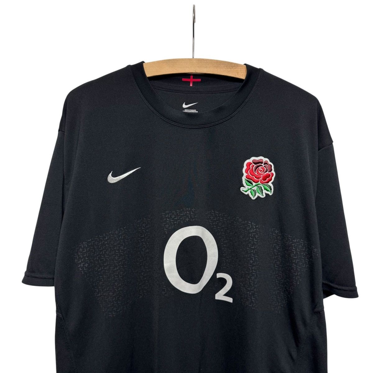 Nike Nike England Rugby Shirt XXL Black O2 Soccer Jersey Size US XXL / EU 58 / 5 - 7 Thumbnail