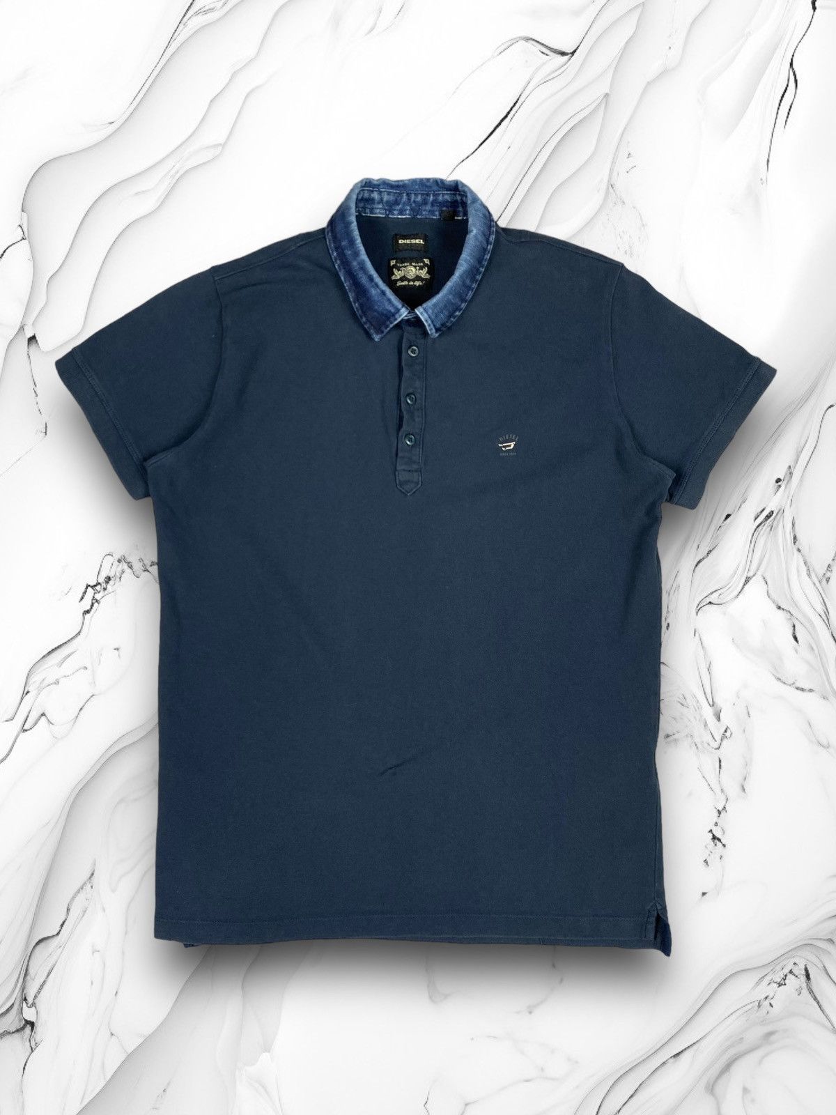 Diesel Vintage Diesel Designer Polo Shirt Size M Size US M / EU 48-50 / 2 - 1 Thumbnail