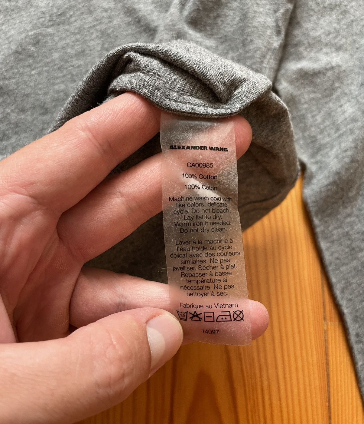 Alexander Wang Alexander Wang Basic Long Sleeve Tee Shirt Size US L / EU 52-54 / 3 - 6 Thumbnail