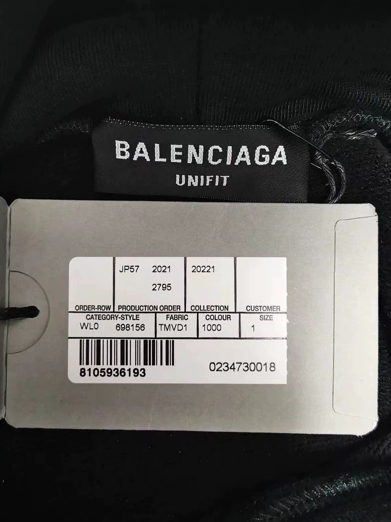 Balenciaga Balenciaga Inverted Portrait SpeedHunters Hoodie-2506 Size US S / EU 44-46 / 1 - 5 Thumbnail