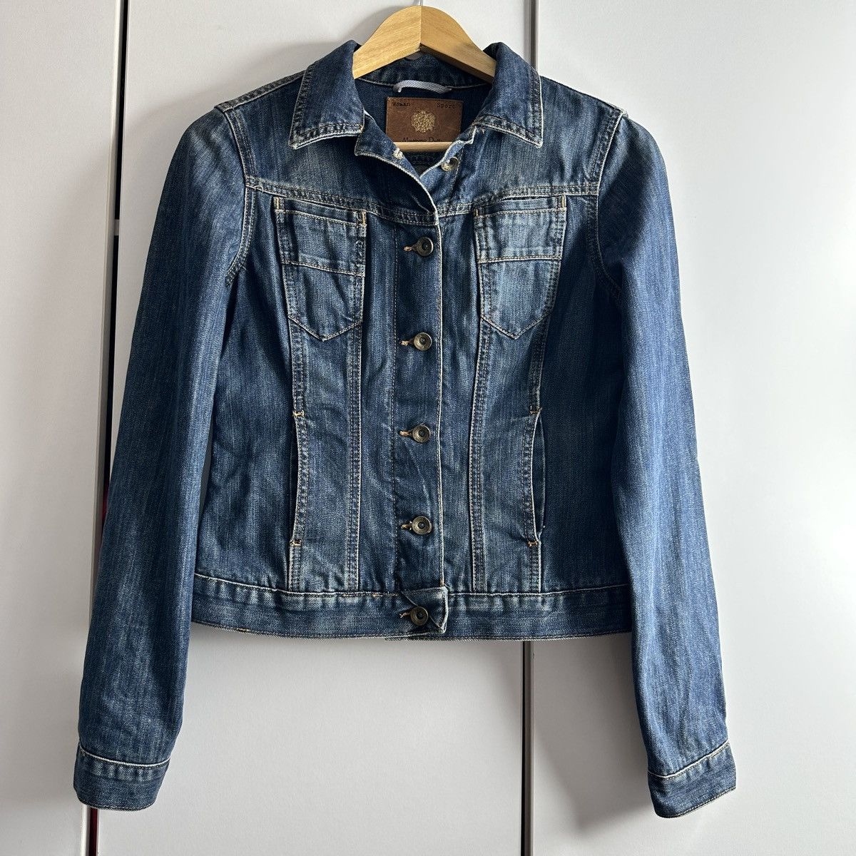 Massimo Dutti MASSIMO DUTTI Ladies Blue Denim Jacket Size S / US 4 / IT 40 - 1 Thumbnail