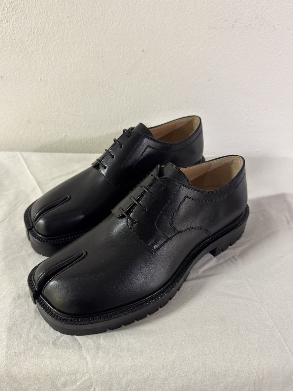 Maison Margiela Maison Margiela Tabi Platform Derby’s - Black 43 Size US 10 / EU 43 - 1 Thumbnail