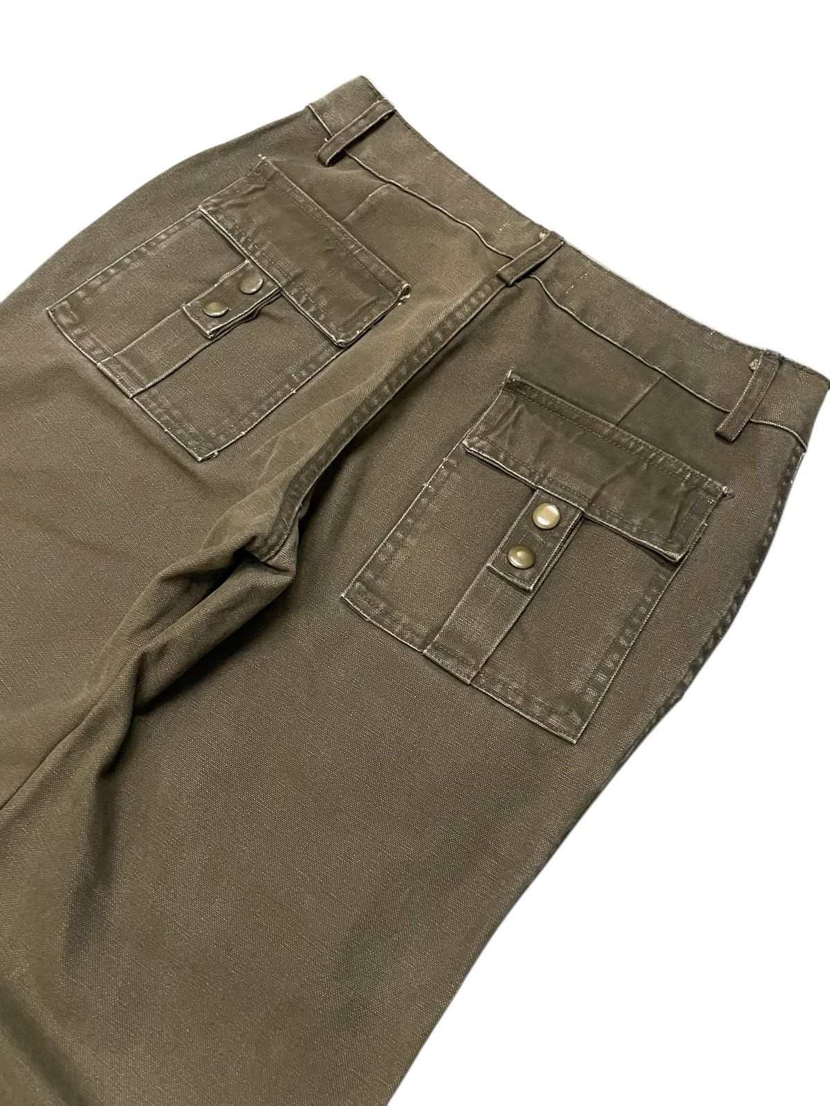 5351 POUR LES HOMMES × Le Grande Bleu (L.G.B.) Identity Japan gasmask 3D Pocket Faded Brown Pants Size US 28 / EU 44 - 11 Thumbnail