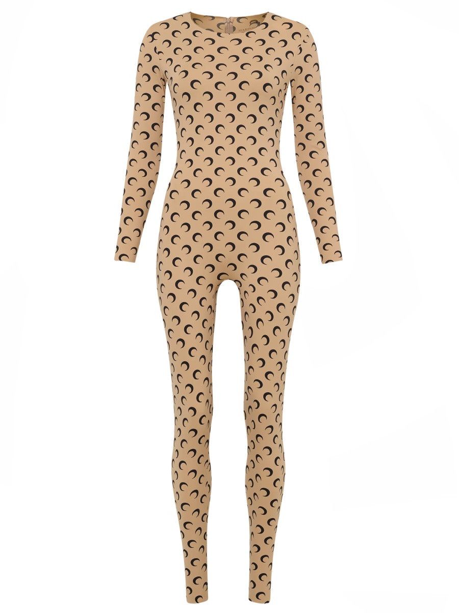 Marine Serre MARINE SERRE "MOON" SUIT - BEIGE Size M / US 6-8 / IT 42-44 - 1 Thumbnail