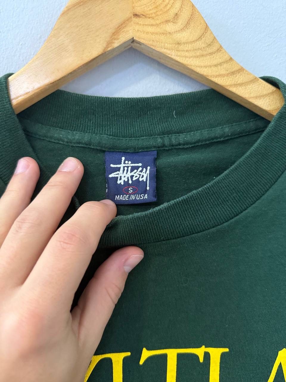 Stussy Vintage Stussy NYLTLA Big SpellOut Distress T -Shirt Size US S / EU 44-46 / 1 - 5 Thumbnail