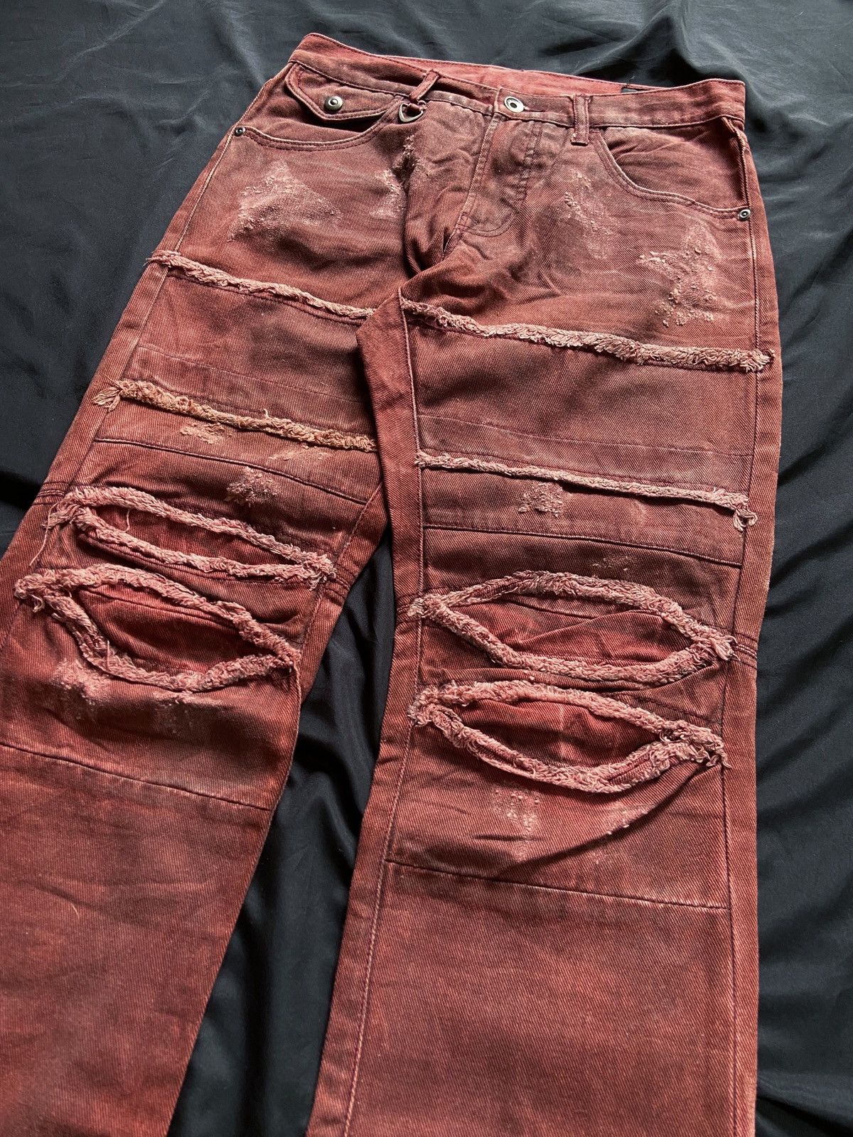 semanticdesign SEMANTIC DESIGN DISTRESSED PUNK DENIM Size US 30 / EU 46 - 4 Thumbnail