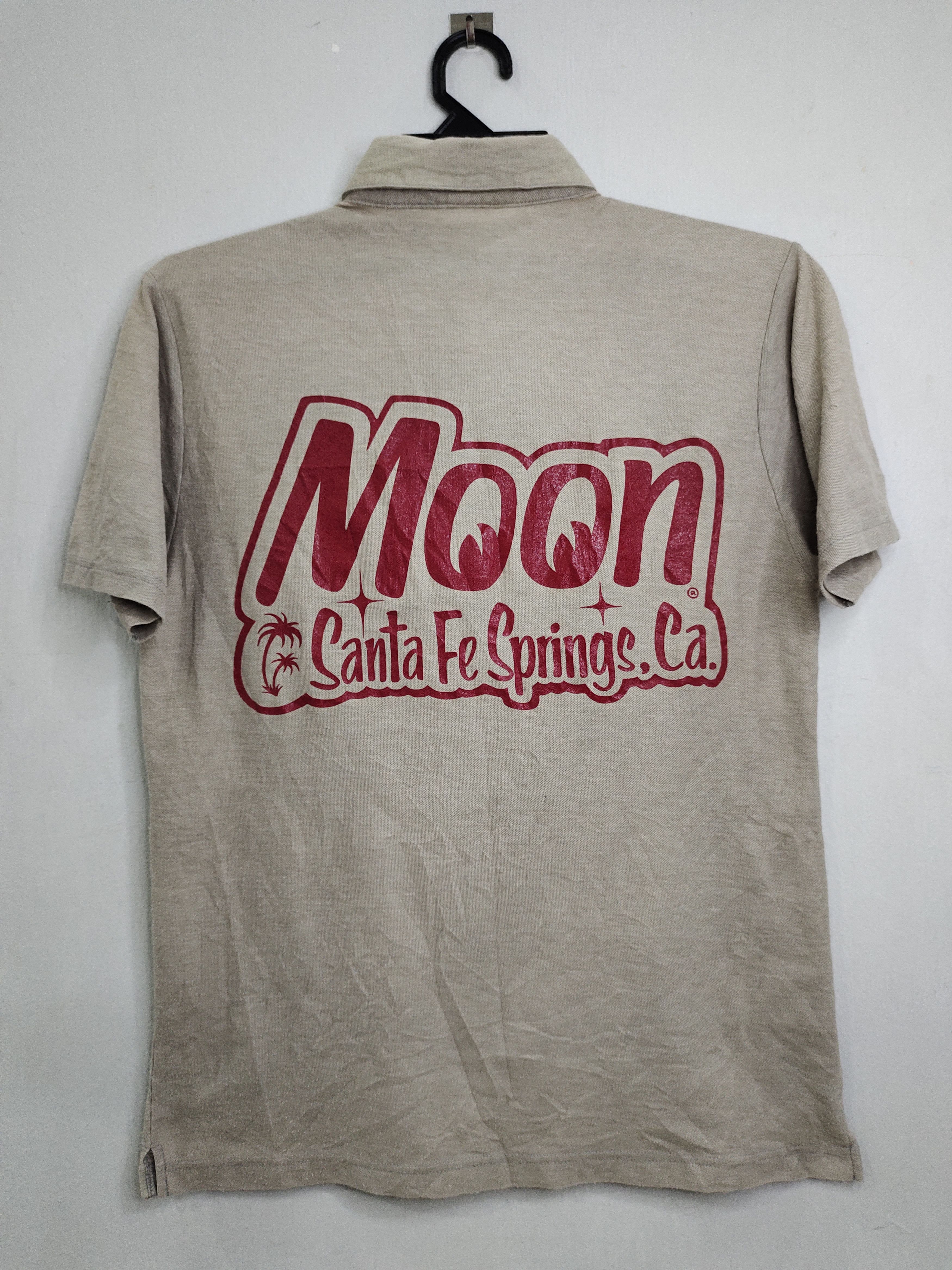 Vintage Vintage Moon Eyes Santa Fe Springs Rare Polo Tee Size US M / EU 48-50 / 2 - 1 Thumbnail
