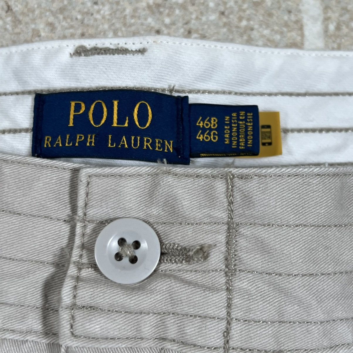 Polo Ralph Lauren POLO RALPH LAUREN Mens Cargo Shorts Beige 46B Military Size US 44 / EU 60 - 3 Thumbnail