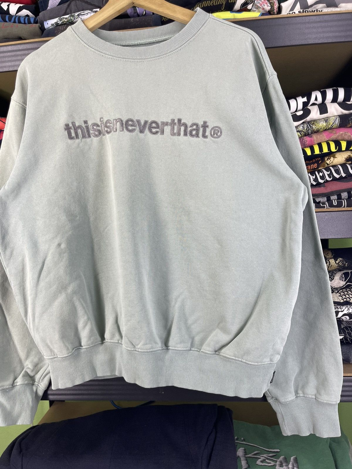 thisisneverthat Vintage thisisneverthat Embroidered Sweatshirt Size US S / EU 44-46 / 1 - 3 Thumbnail
