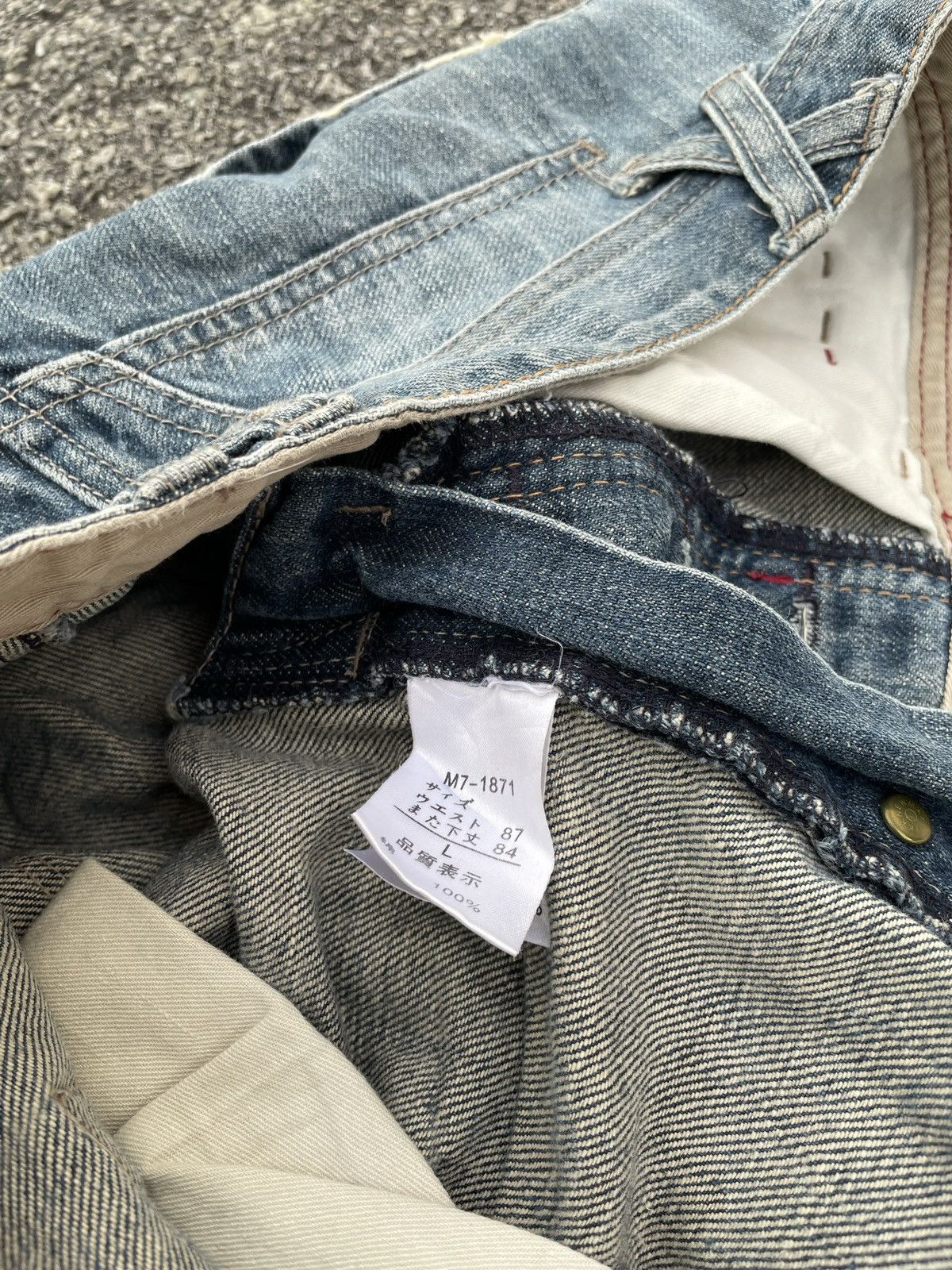 Marithe + Francois Girbaud Vintage Marithe Francois Girbaud Distressed Denim Size US 34 / EU 50 - 7 Thumbnail