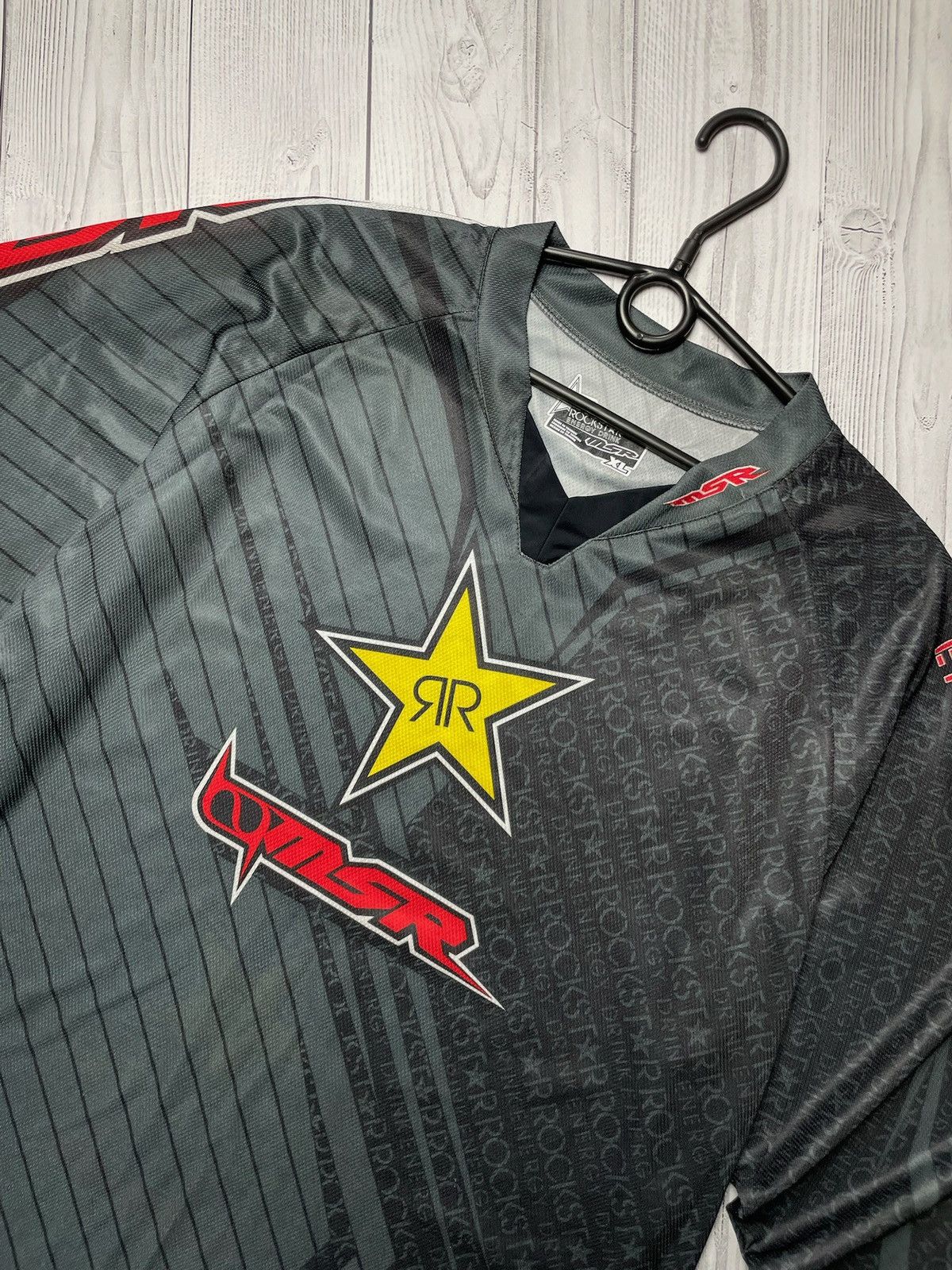 Vintage Vintage Rockstar Moto track suit jersey + Pants Energy Drink Size US 36 / EU 52 - 13 Thumbnail